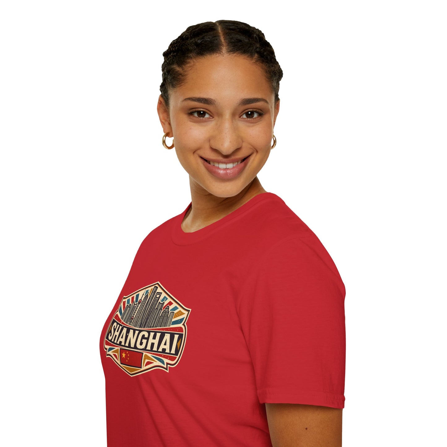 Shanghai Skyline T-Shirt — Vintage City Travel Tee