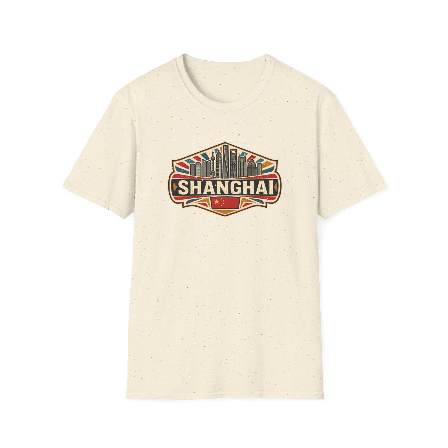 Shanghai Skyline T-Shirt — Vintage City Travel Tee