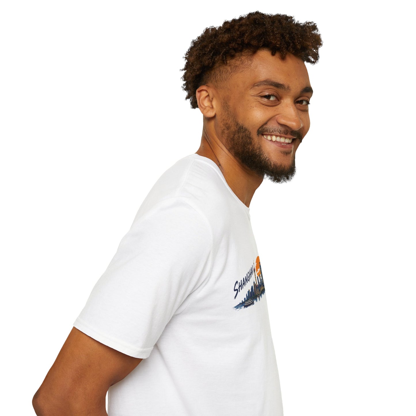 Shanghai Skyline T-Shirt — Vintage Cityscape Souvenir Tee