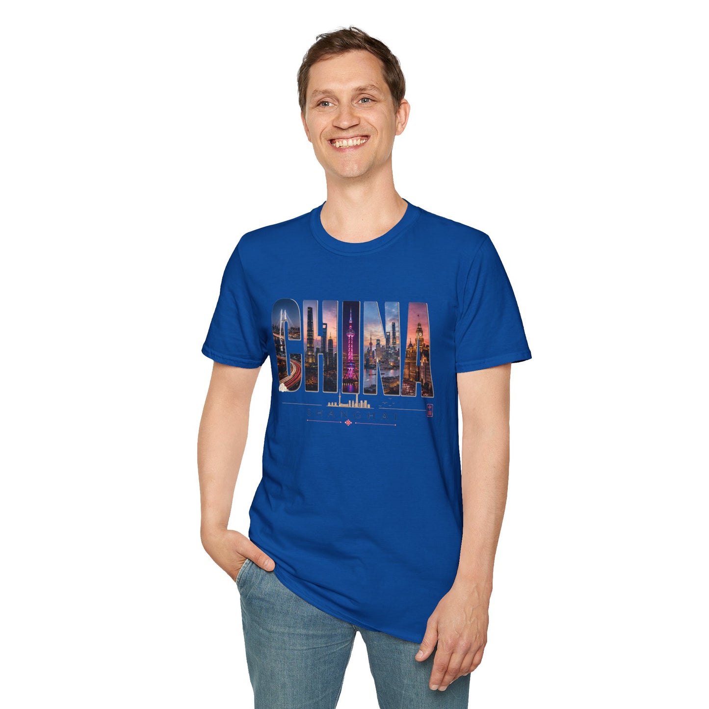 China Skyline Graphic T‑Shirt — Cityscape Travel Tee