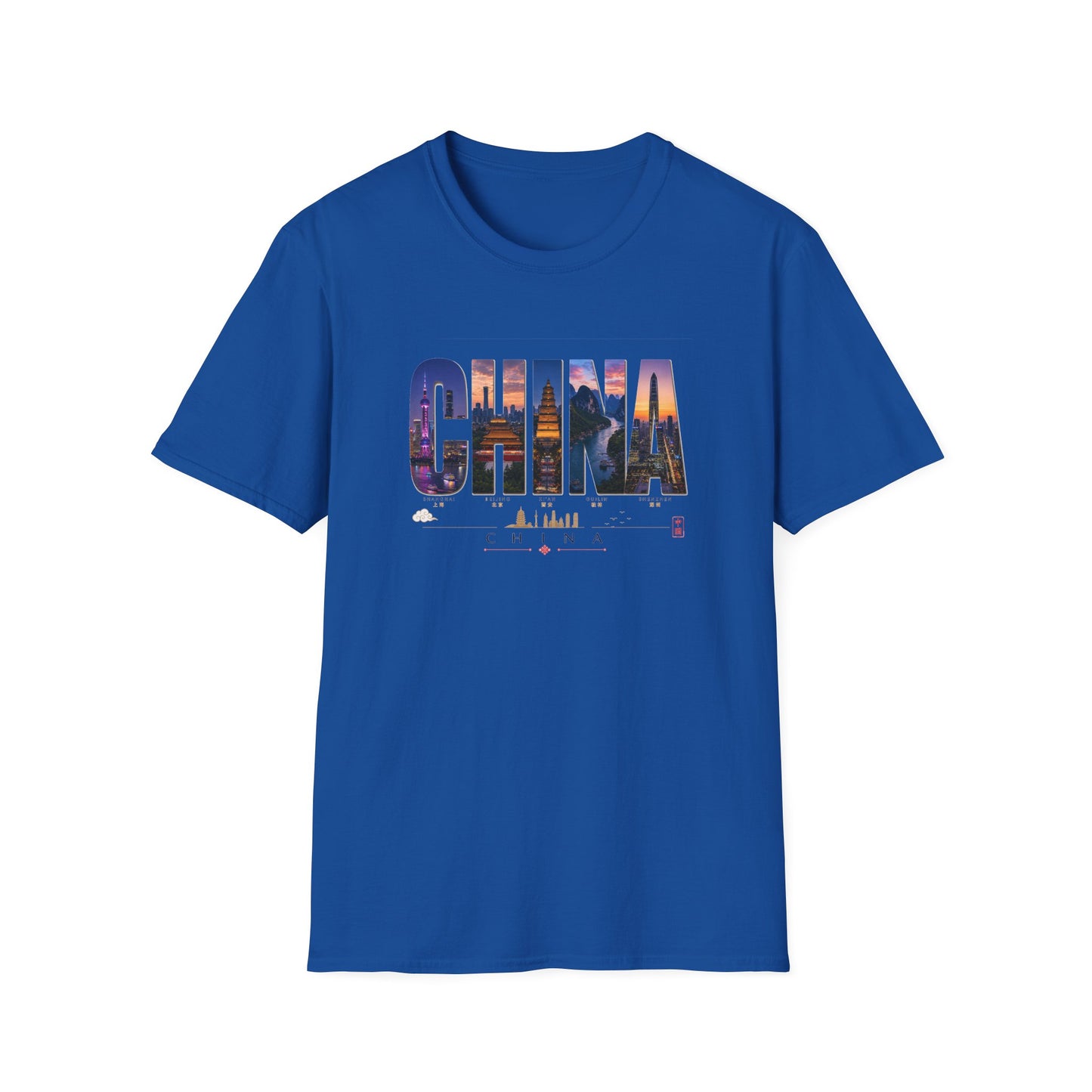 China Skyline Photo Tee — Travel Souvenir T-Shirt