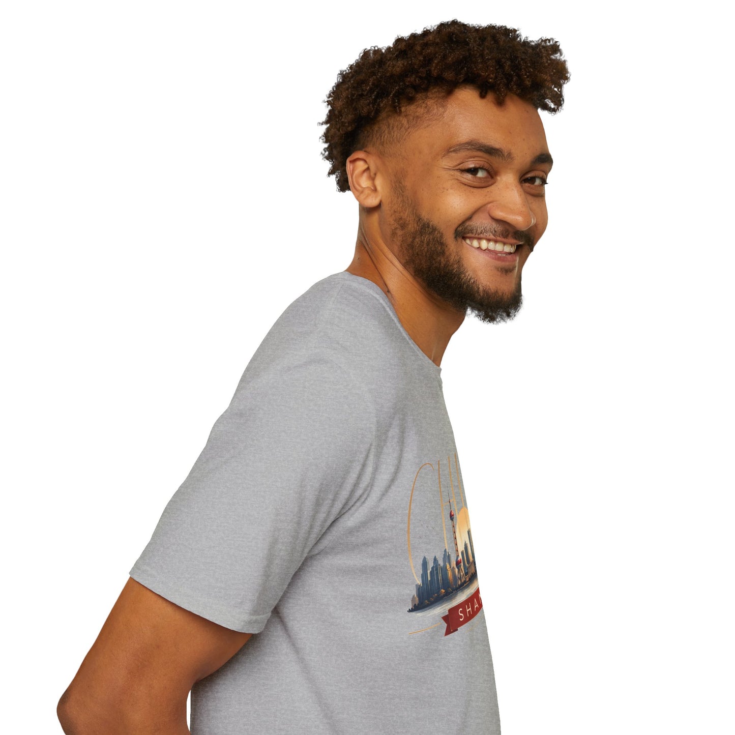 China Skyline T‑Shirt — Shanghai Cityscape Graphic Tee