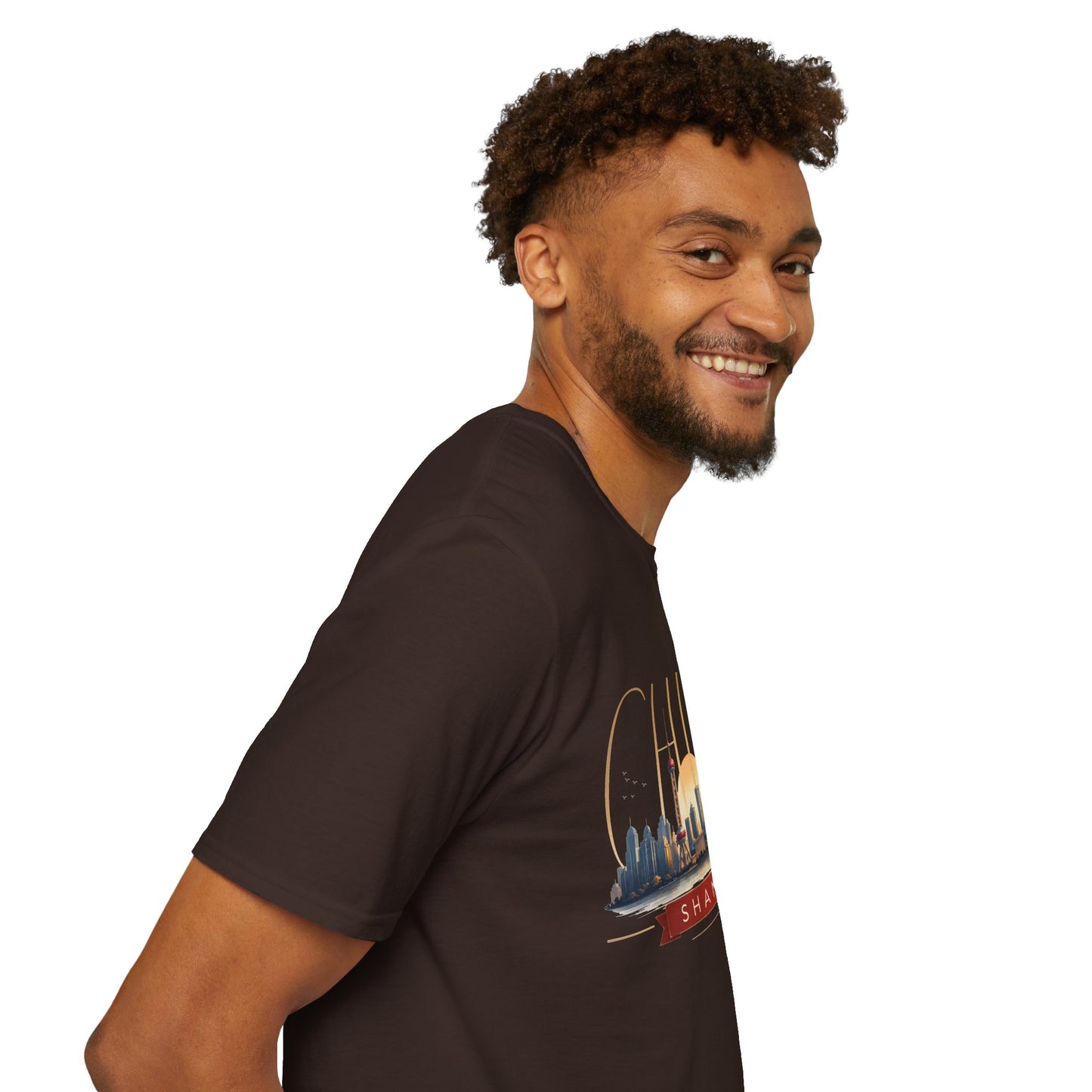China Skyline T‑Shirt — Shanghai Cityscape Graphic Tee