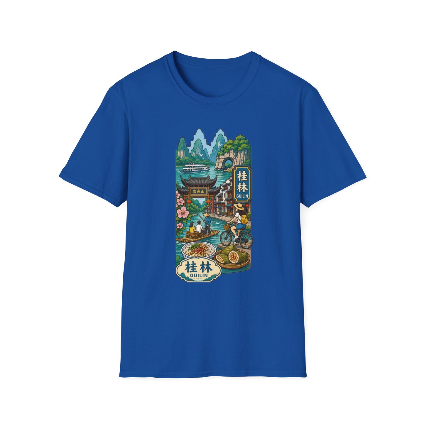 Guilin Scenic T-Shirt — Chinese Landscape Travel Art Tee