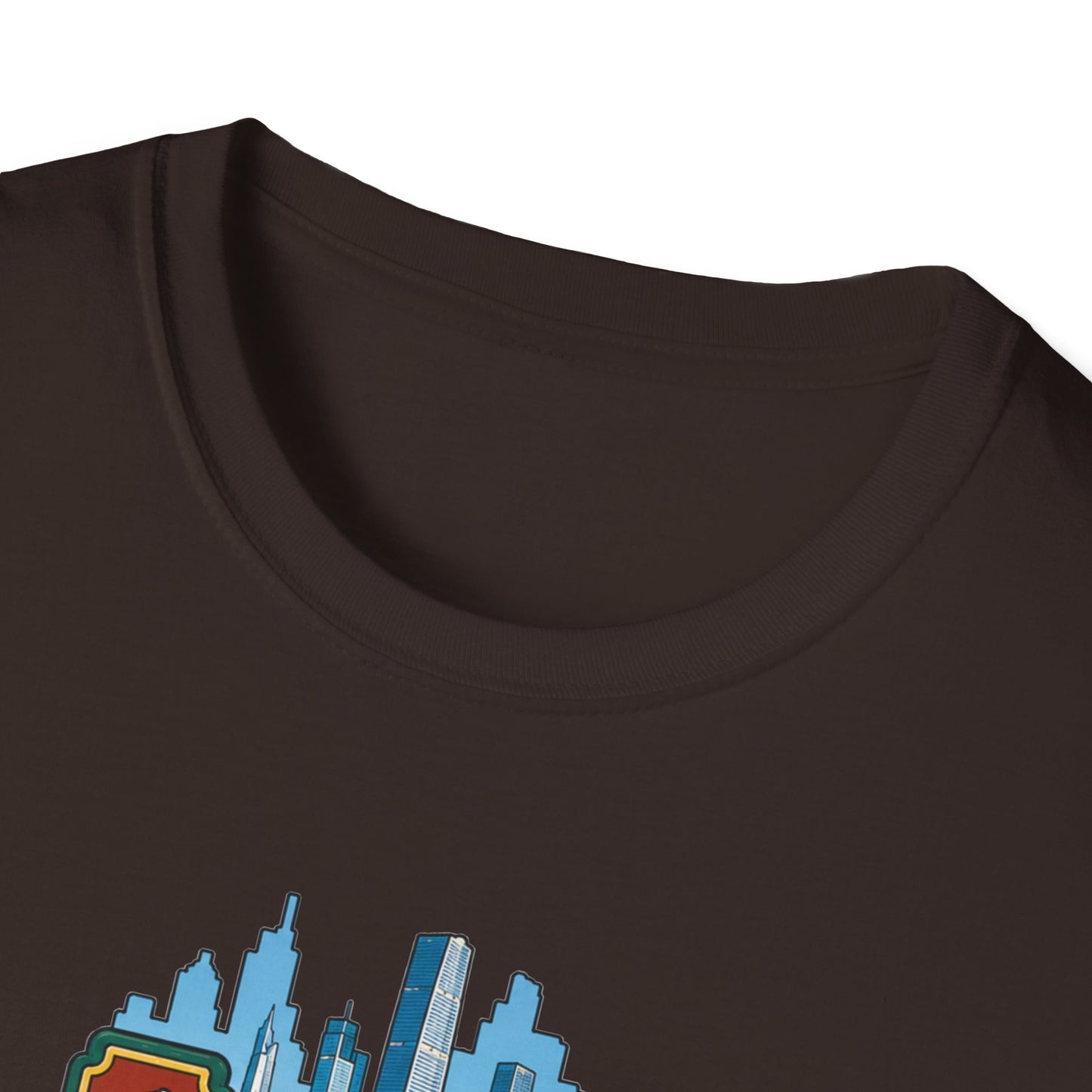 Chongqing Cityscape T-Shirt — Cable Car, Skyline & Night Market Illustration