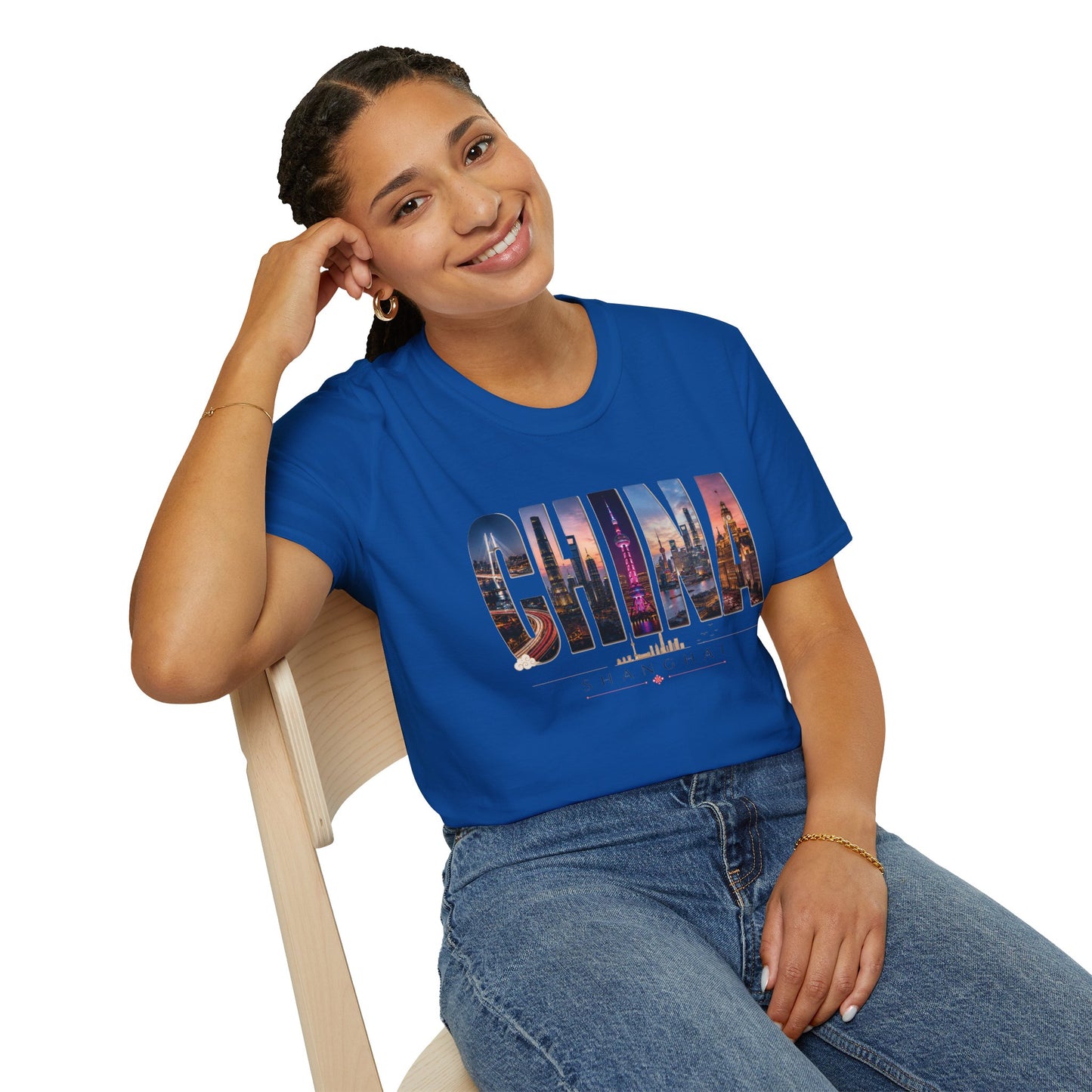 China Skyline Graphic T‑Shirt — Cityscape Travel Tee