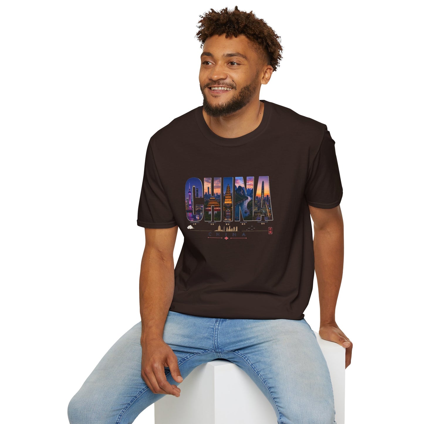 China Skyline Photo Tee — Travel Souvenir T-Shirt