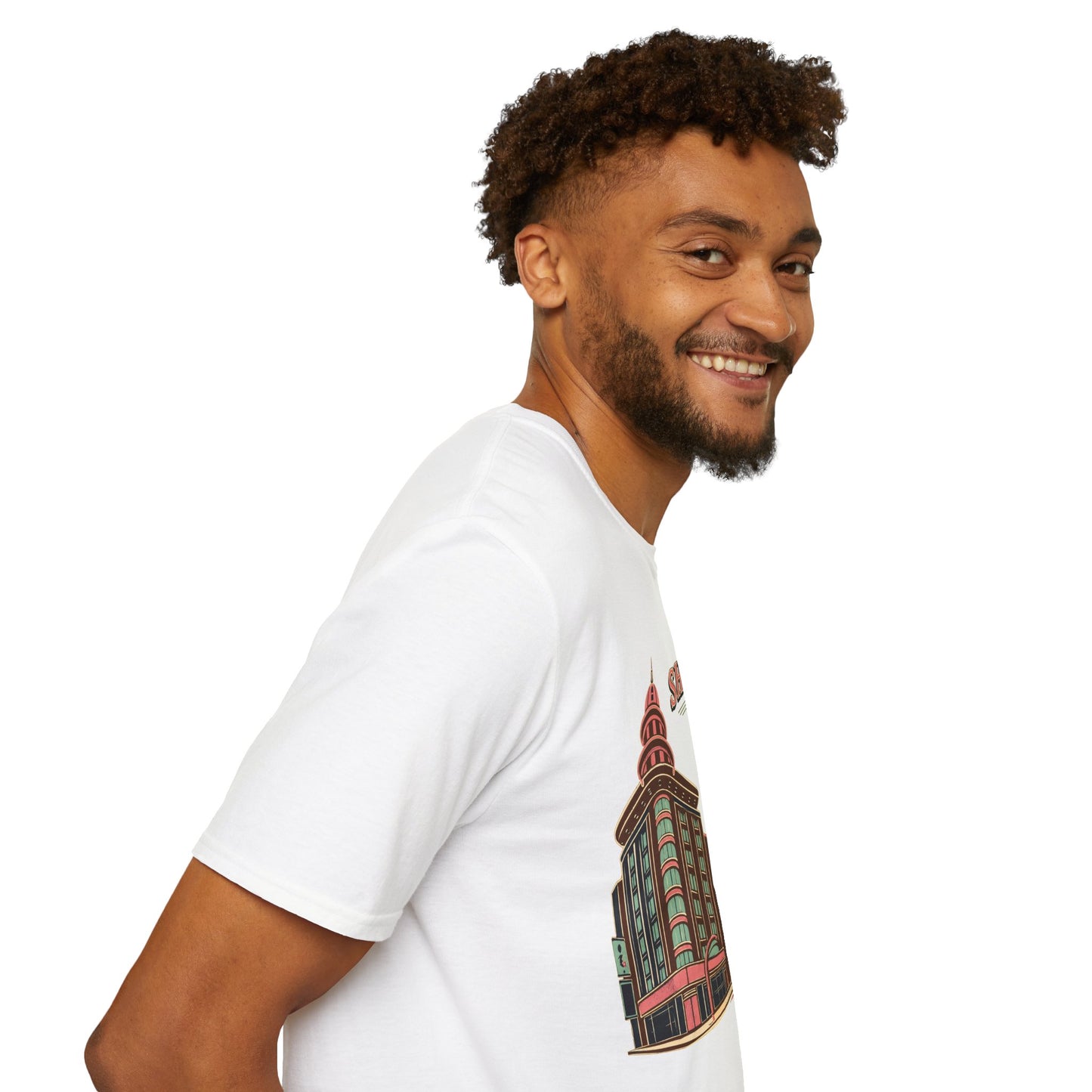 Shanghai Skyline T-Shirt — Retro Cityscape Travel Tee