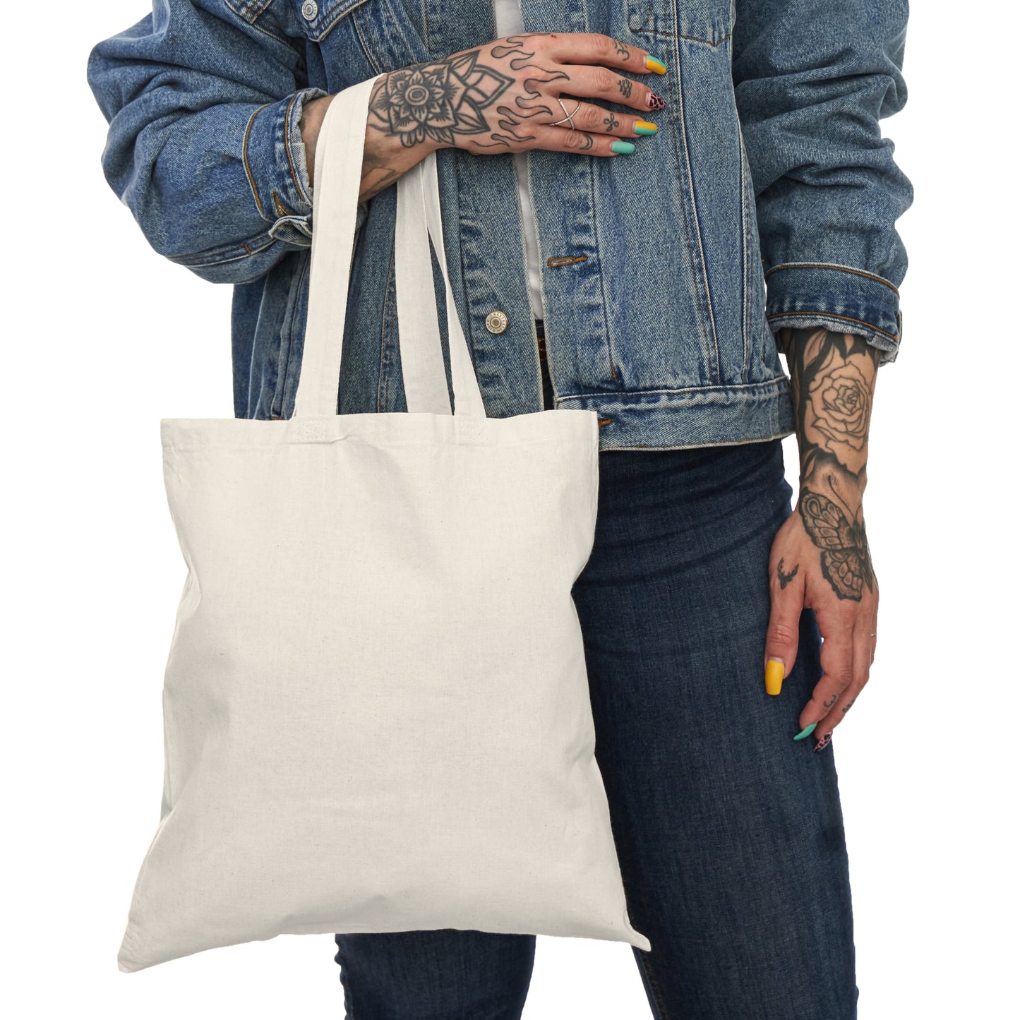 Hangzhou Travel Stamp Tote Bag — Vintage Chinese Cityscape Cotton Tote