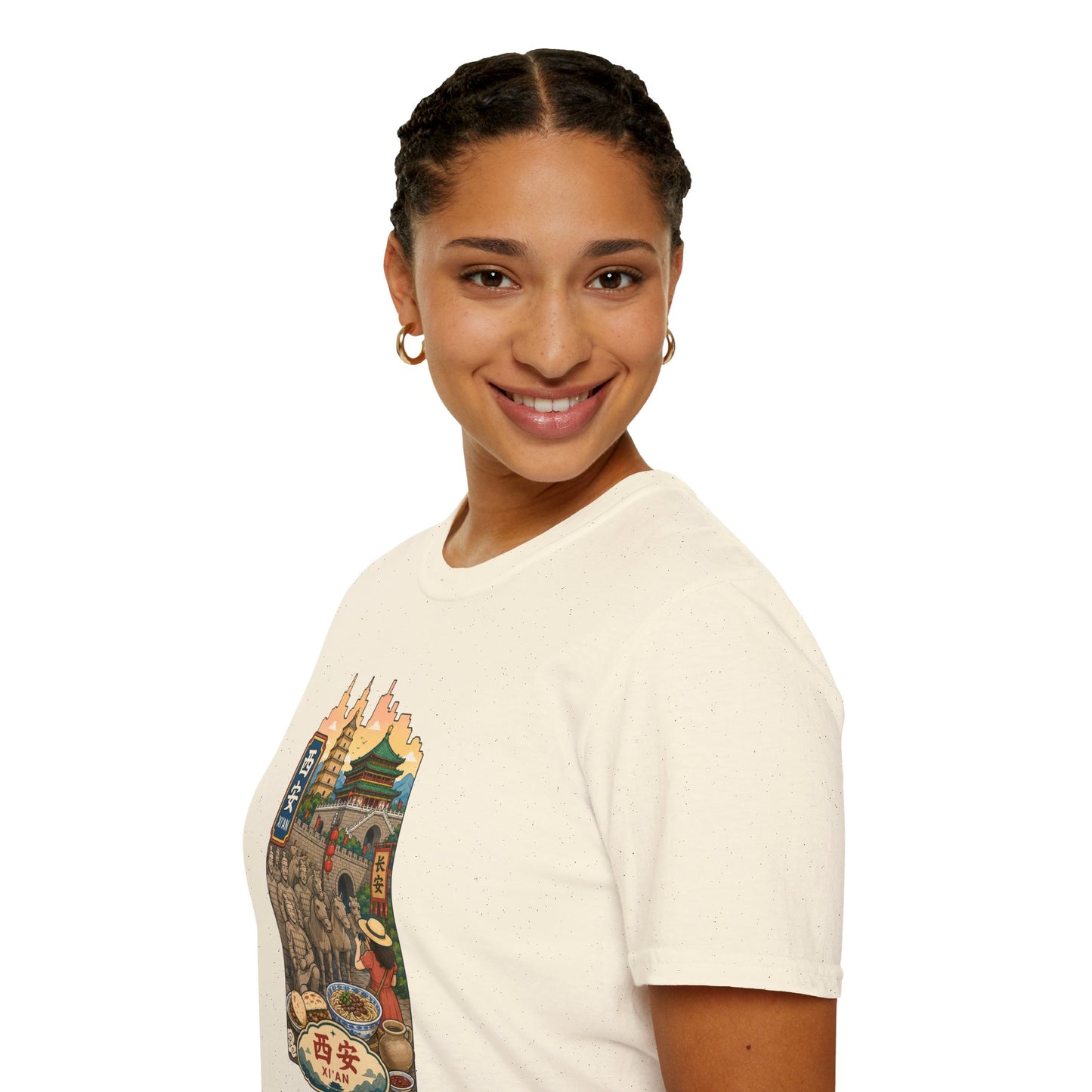 Xi'an Travel T‑Shirt — Vintage China Cityscape Graphic