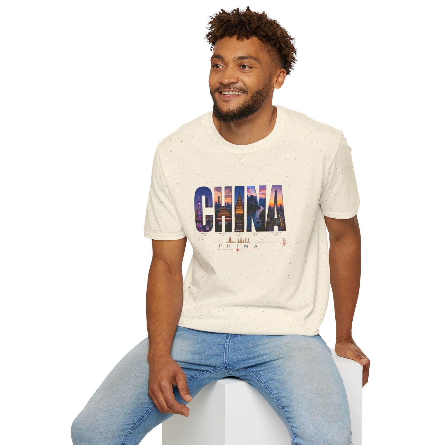 China Skyline Photo Tee — Travel Souvenir T-Shirt