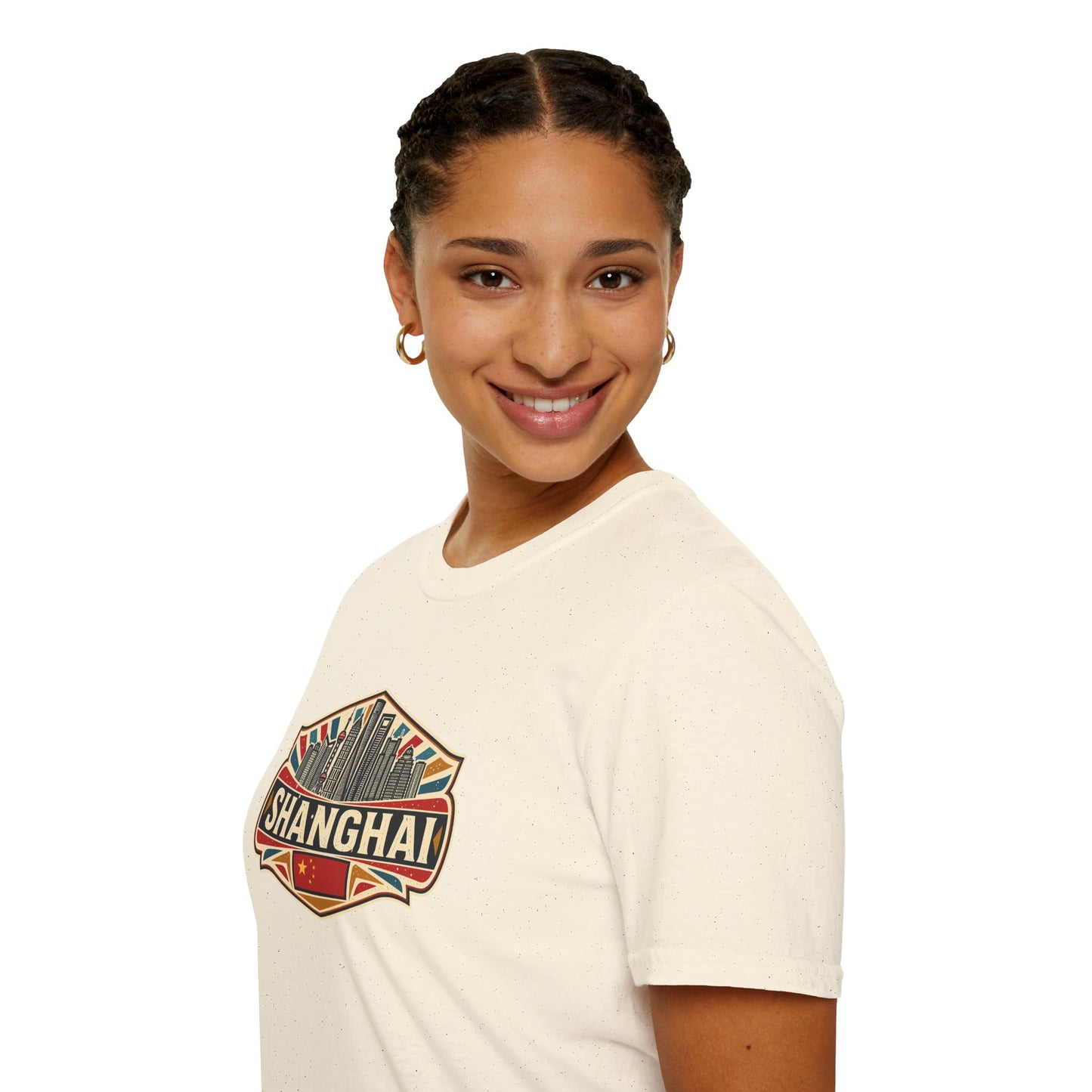 Shanghai Skyline T-Shirt — Vintage City Travel Tee