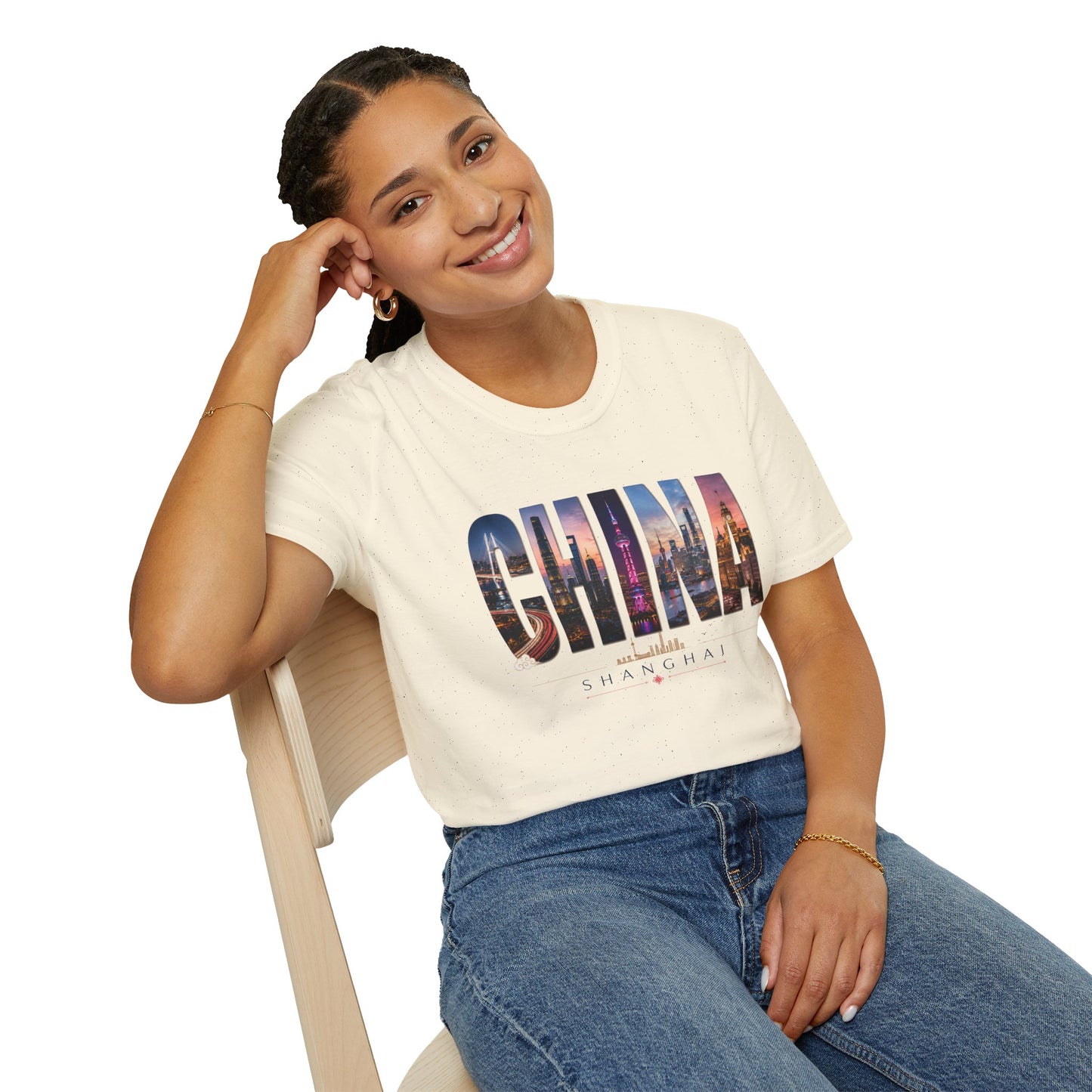 China Skyline Graphic T‑Shirt — Cityscape Travel Tee