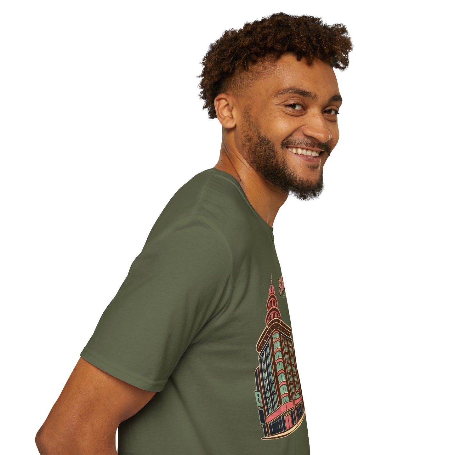 Shanghai Skyline T-Shirt — Retro Cityscape Travel Tee