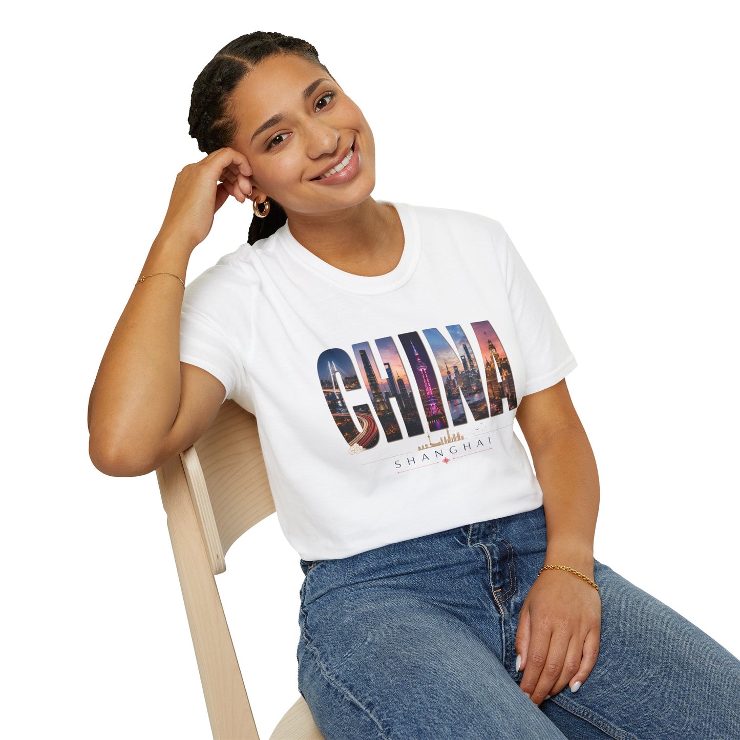 China Skyline Graphic T‑Shirt — Cityscape Travel Tee