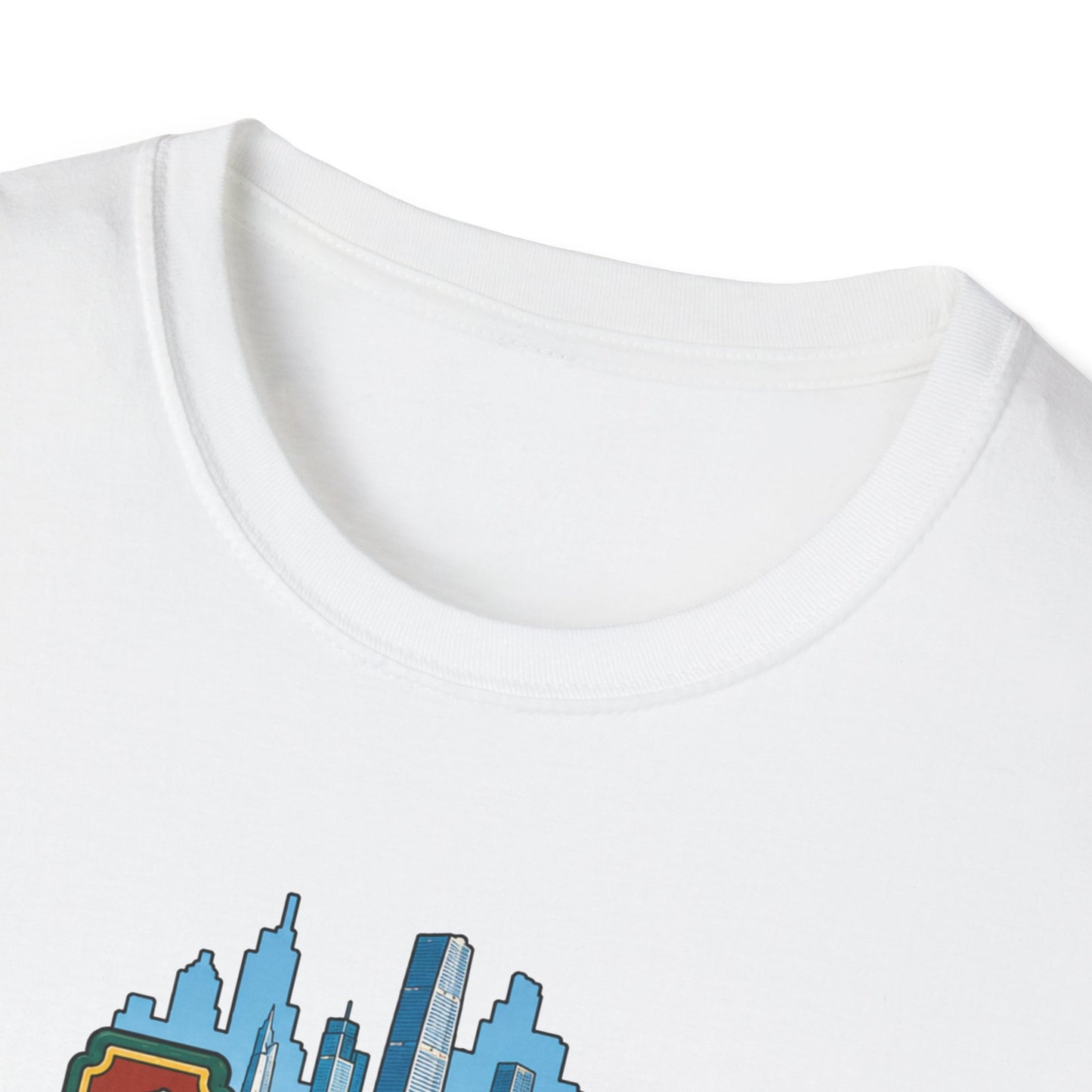 Chongqing Cityscape T-Shirt — Cable Car, Skyline & Night Market Illustration