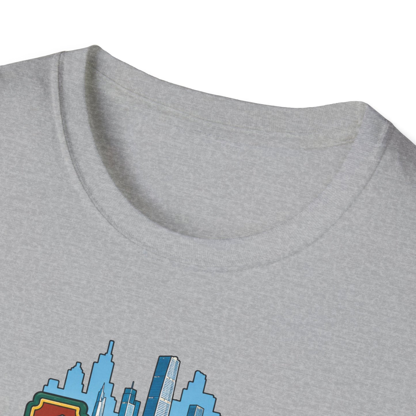 Chongqing Cityscape T-Shirt — Cable Car, Skyline & Night Market Illustration