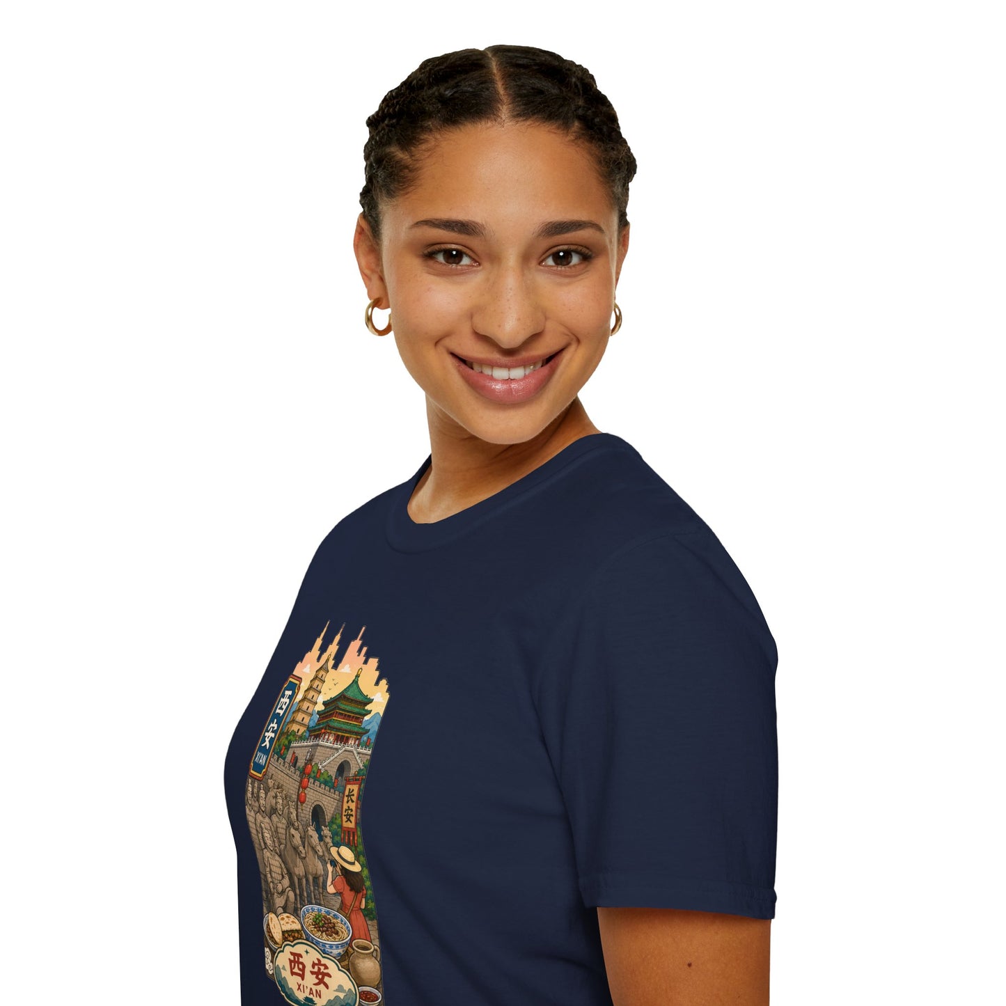 Xi'an Travel T‑Shirt — Vintage China Cityscape Graphic