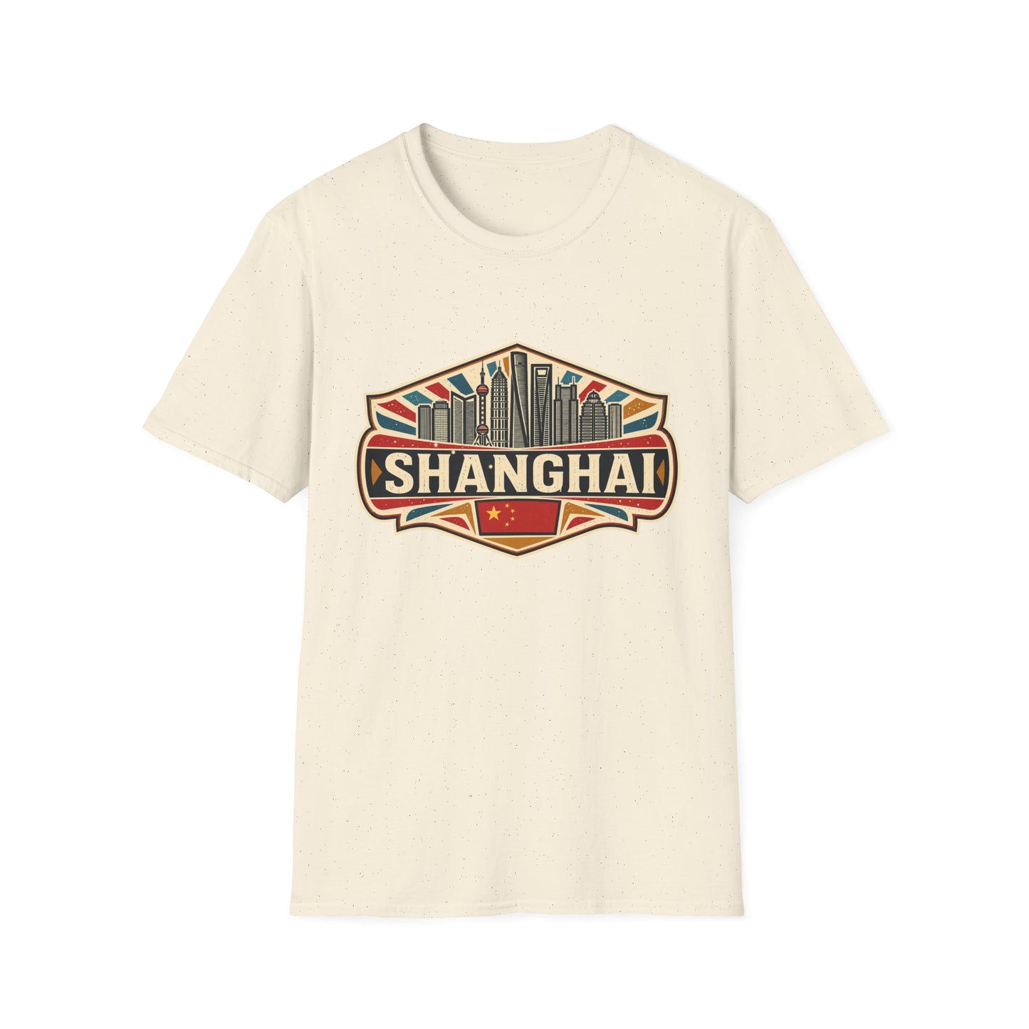 Shanghai Skyline Vintage T‑Shirt