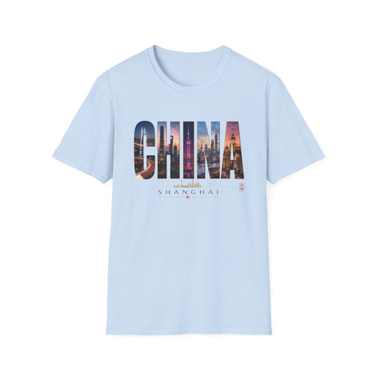 China Skyline Graphic T‑Shirt — Cityscape Travel Tee