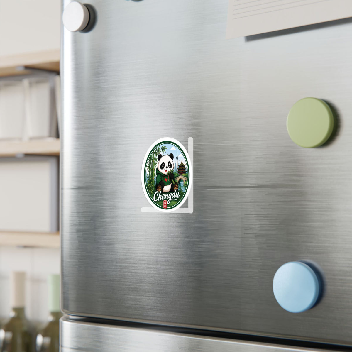 Chengdu Panda Kiss-Cut Vinyl Decal