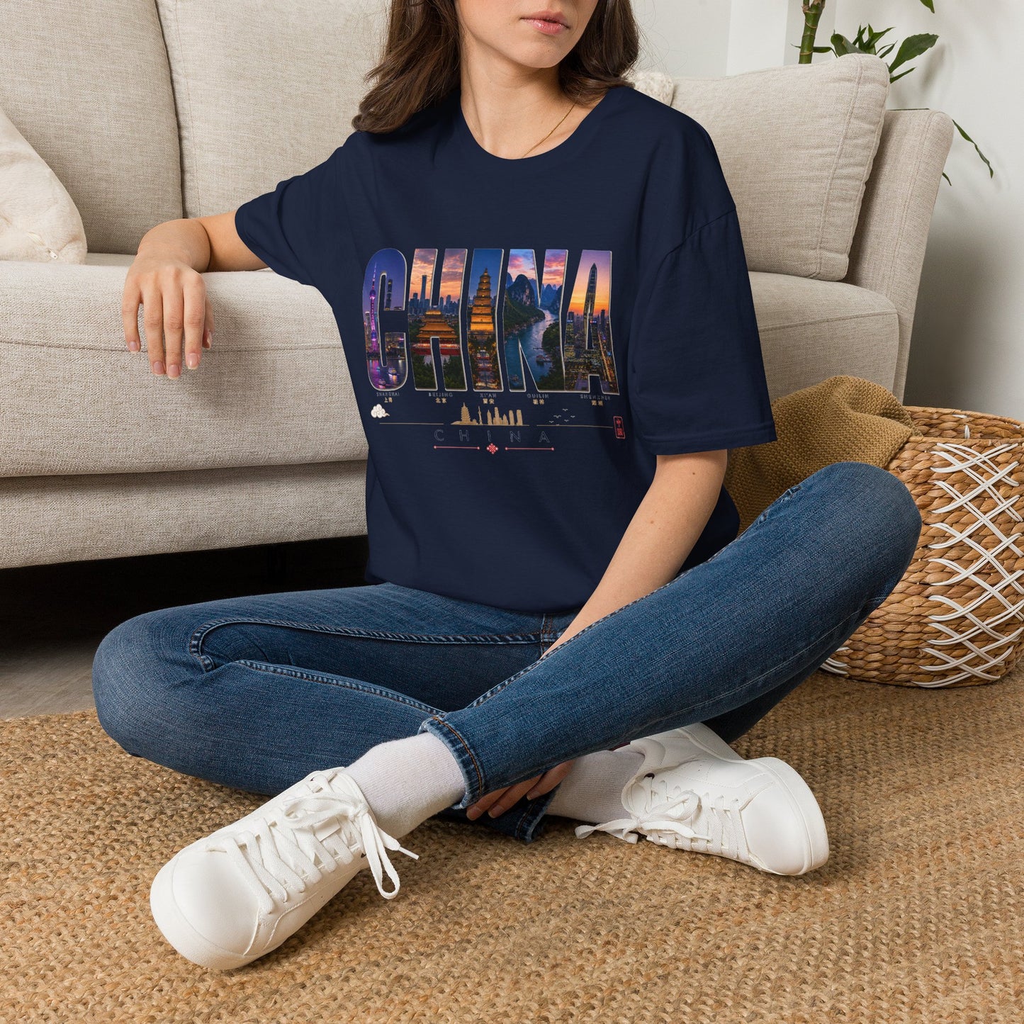China Skyline T-Shirt — Travel Cityscape Tee