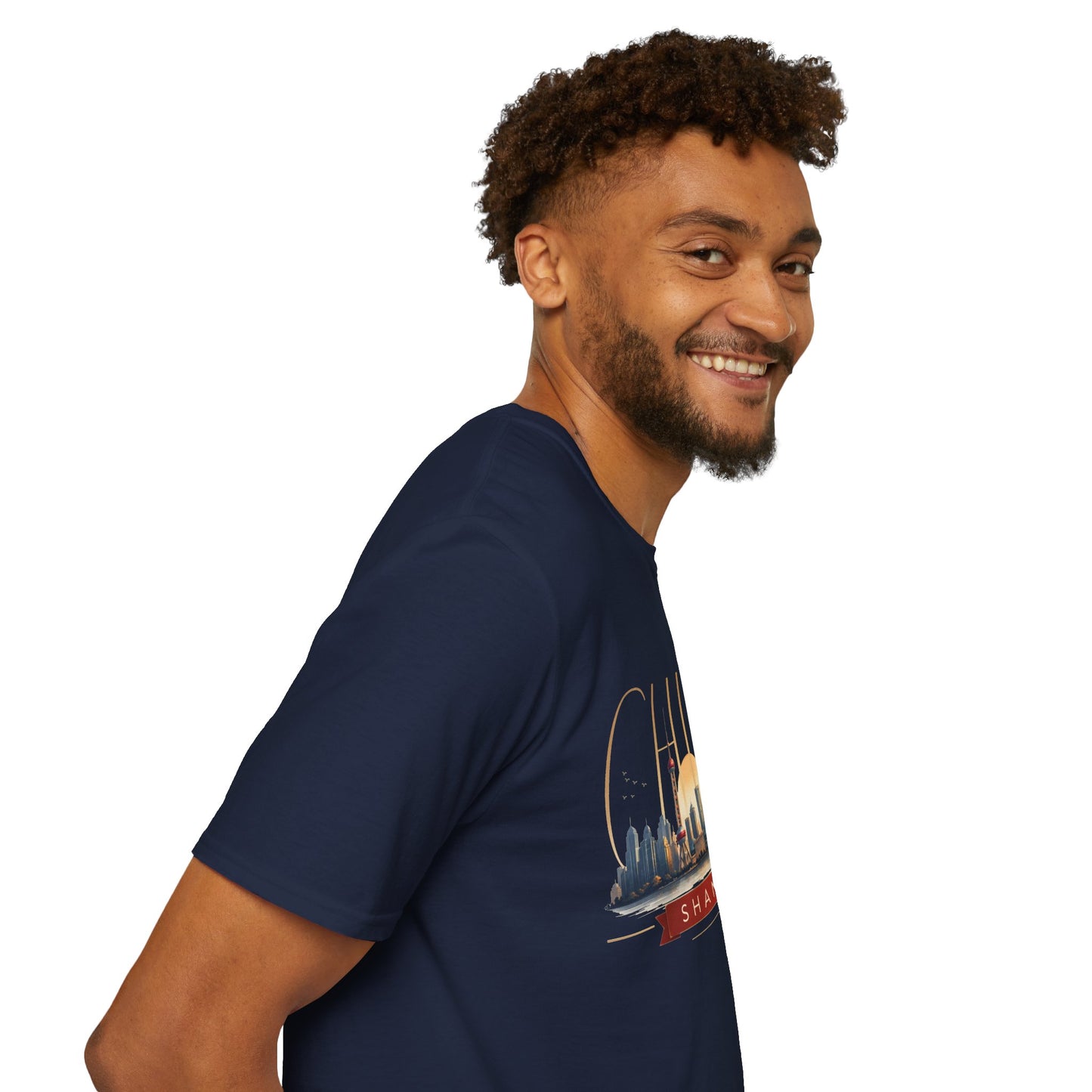 China Skyline T‑Shirt — Shanghai Cityscape Graphic Tee
