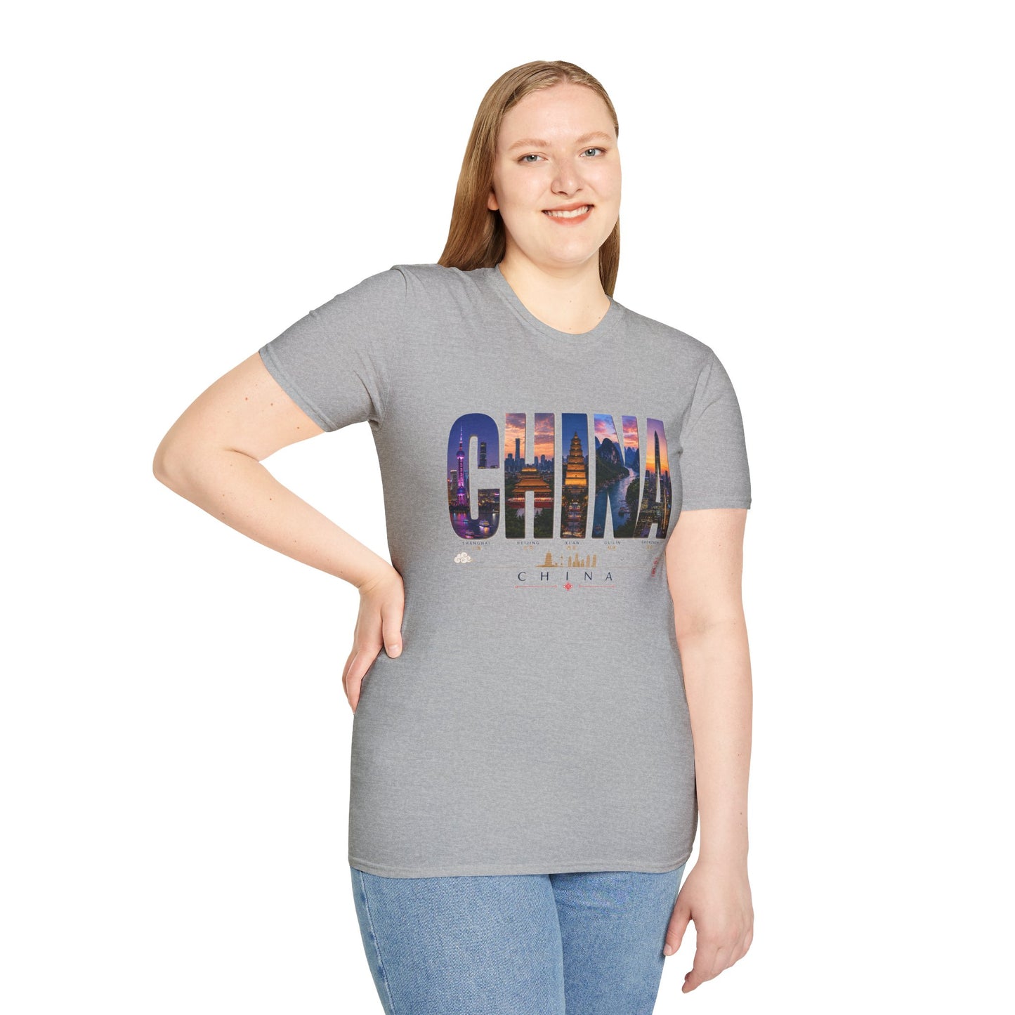 China Skyline T-Shirt — Travel Cityscape Tee