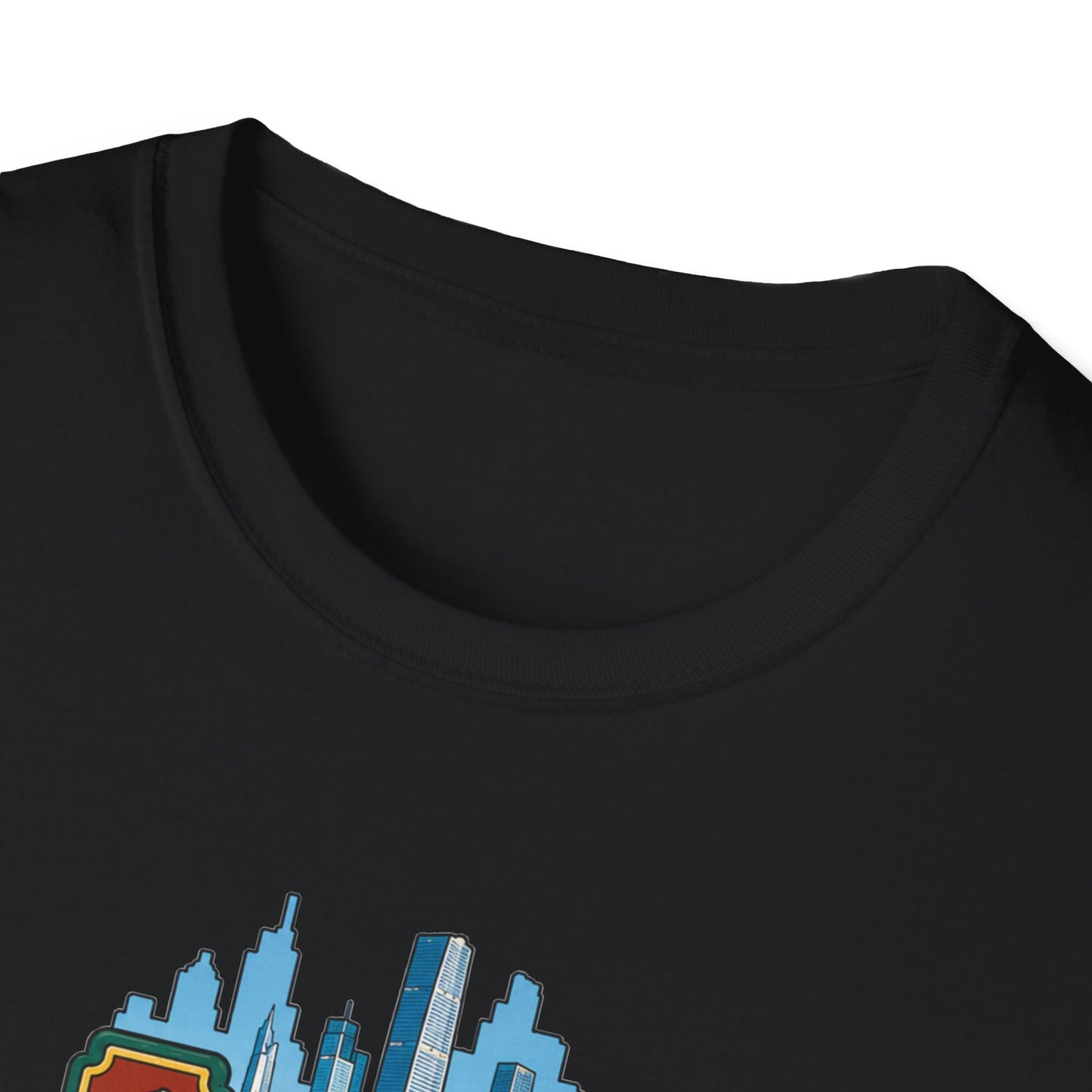Chongqing Cityscape T-Shirt — Cable Car, Skyline & Night Market Illustration