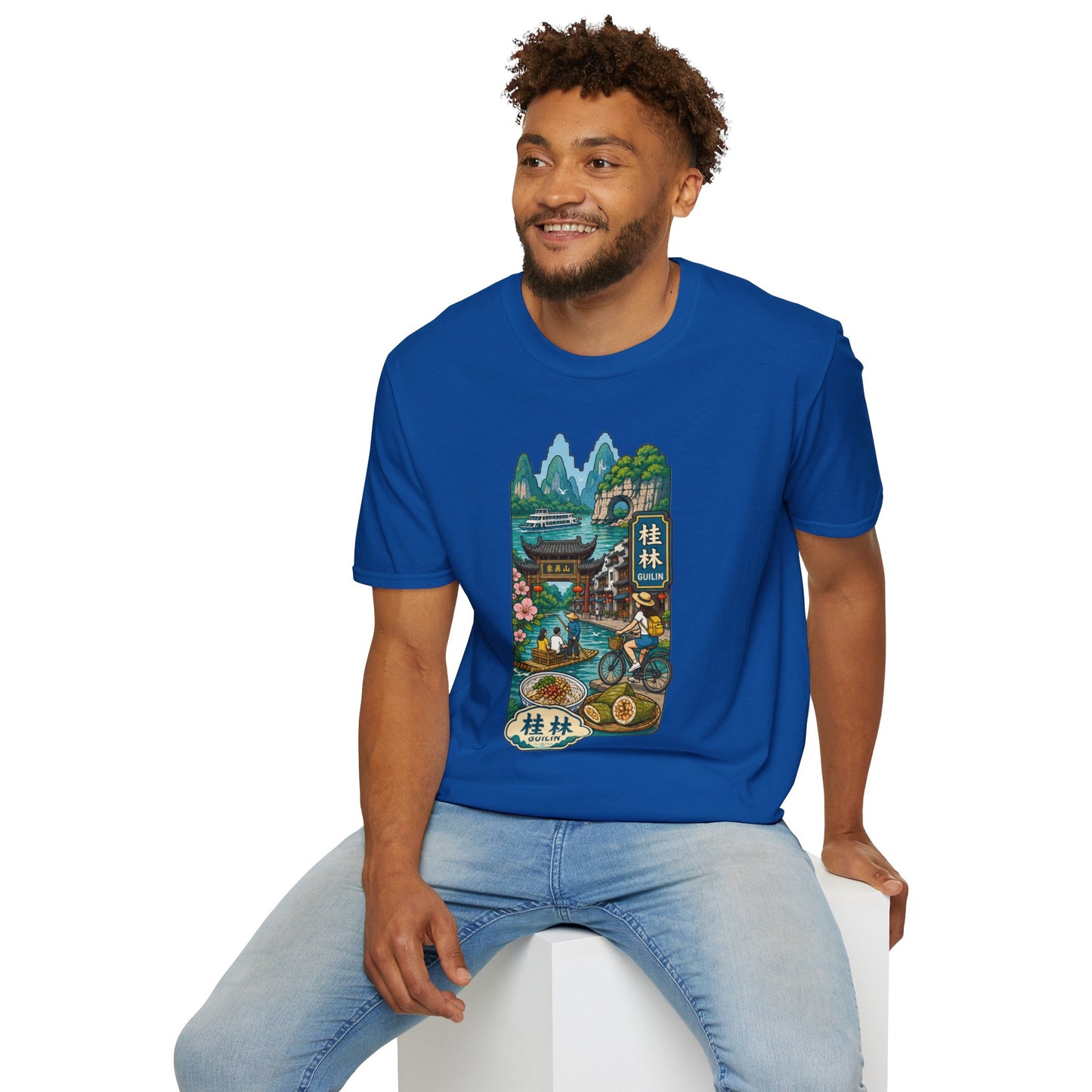 Guilin Scenic T-Shirt — Chinese Landscape Travel Art Tee