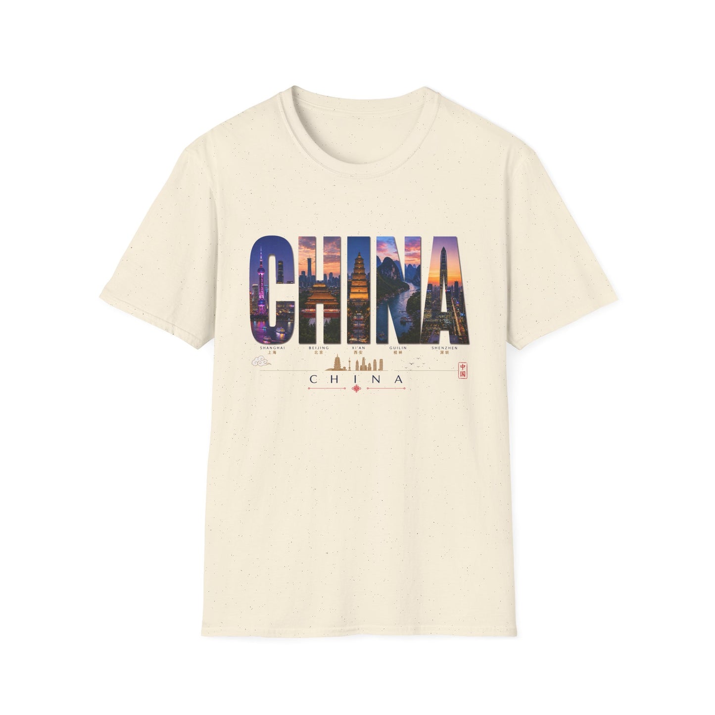 China Skyline T-Shirt — Travel Cityscape Tee
