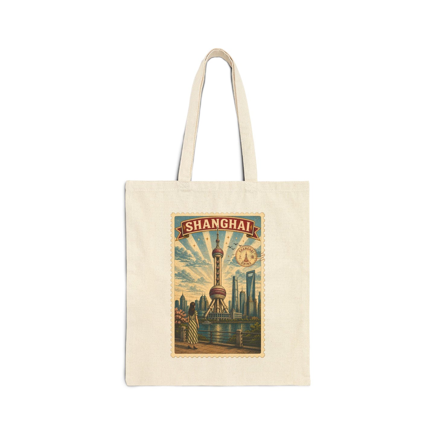 Shanghai Vintage Poster Tote Bag