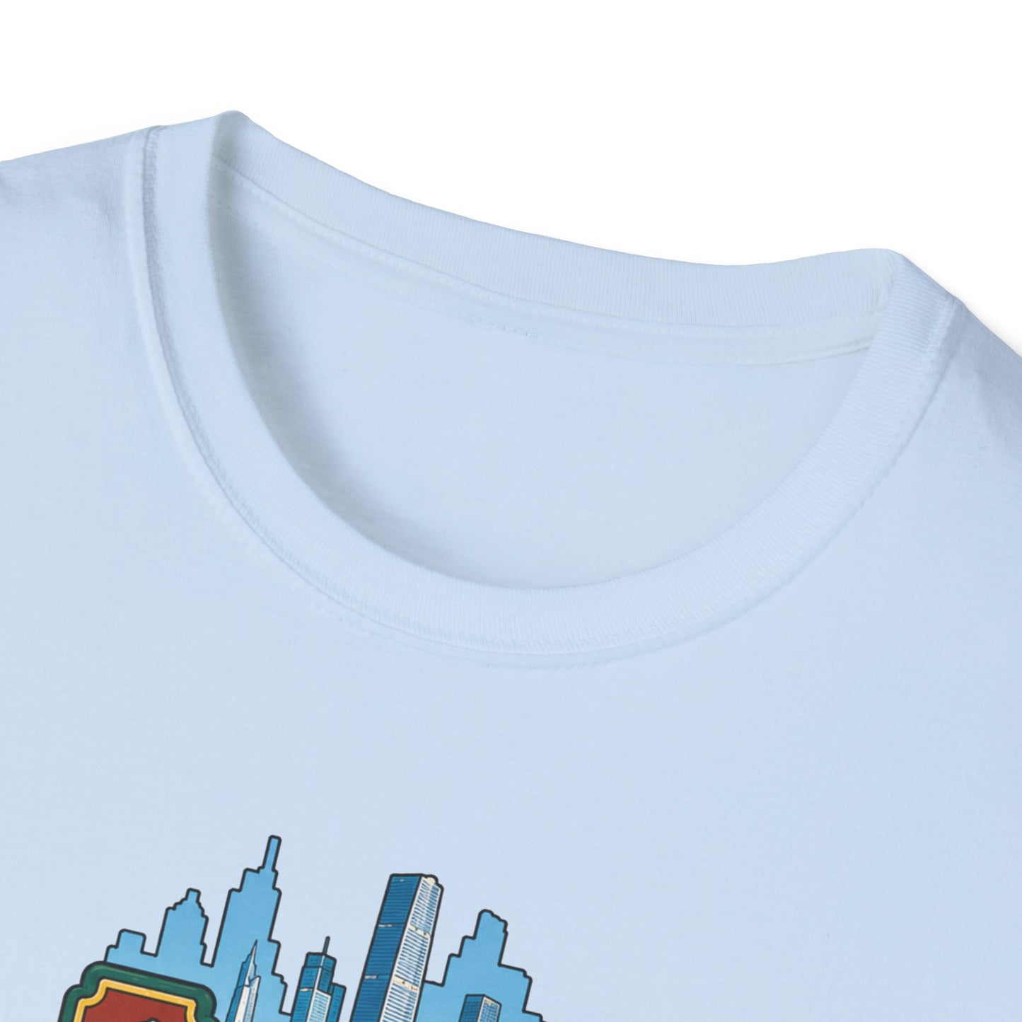 Chongqing Cityscape T-Shirt — Cable Car, Skyline & Night Market Illustration