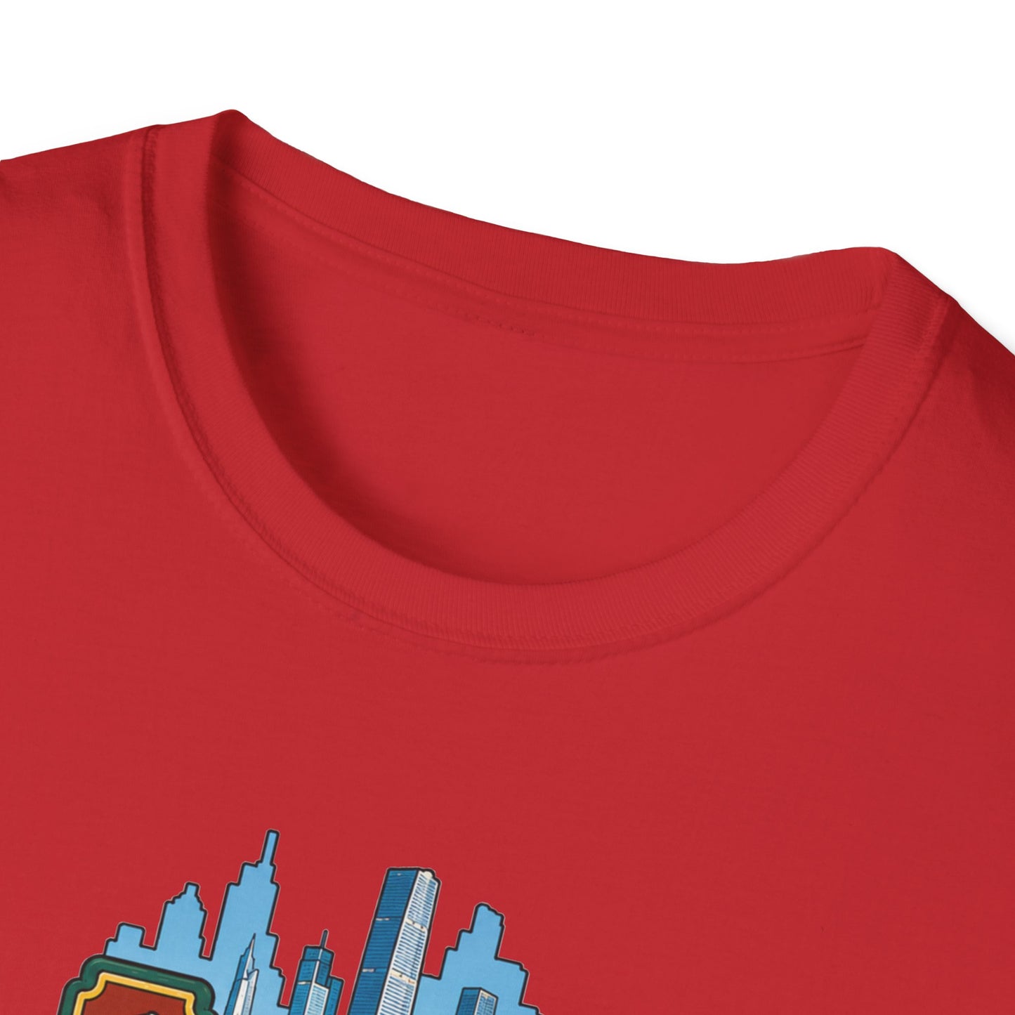 Chongqing Cityscape T-Shirt — Cable Car, Skyline & Night Market Illustration