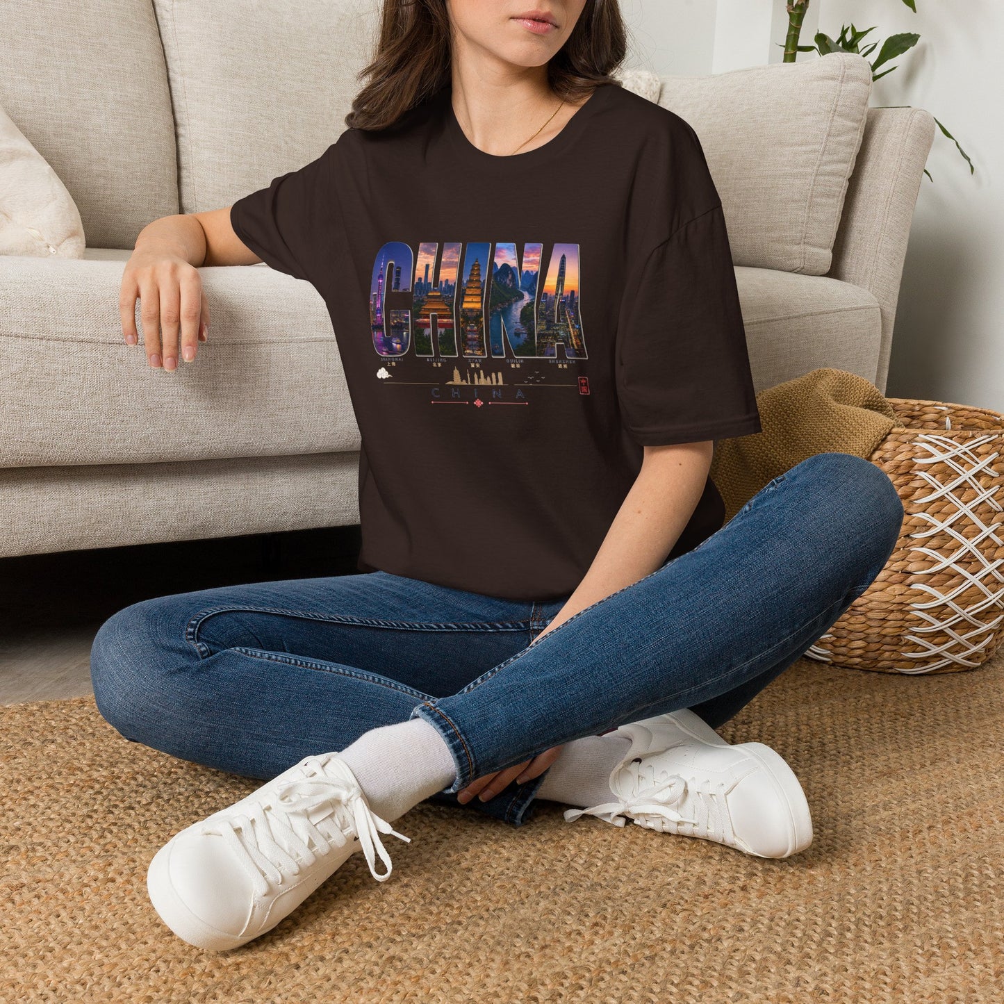China Skyline Photo Tee — Travel Souvenir T-Shirt