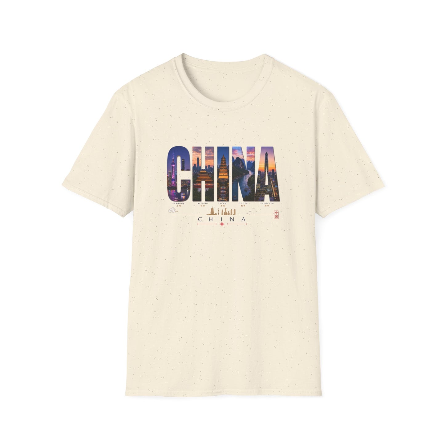 China Skyline Photo Tee — Travel Souvenir T-Shirt