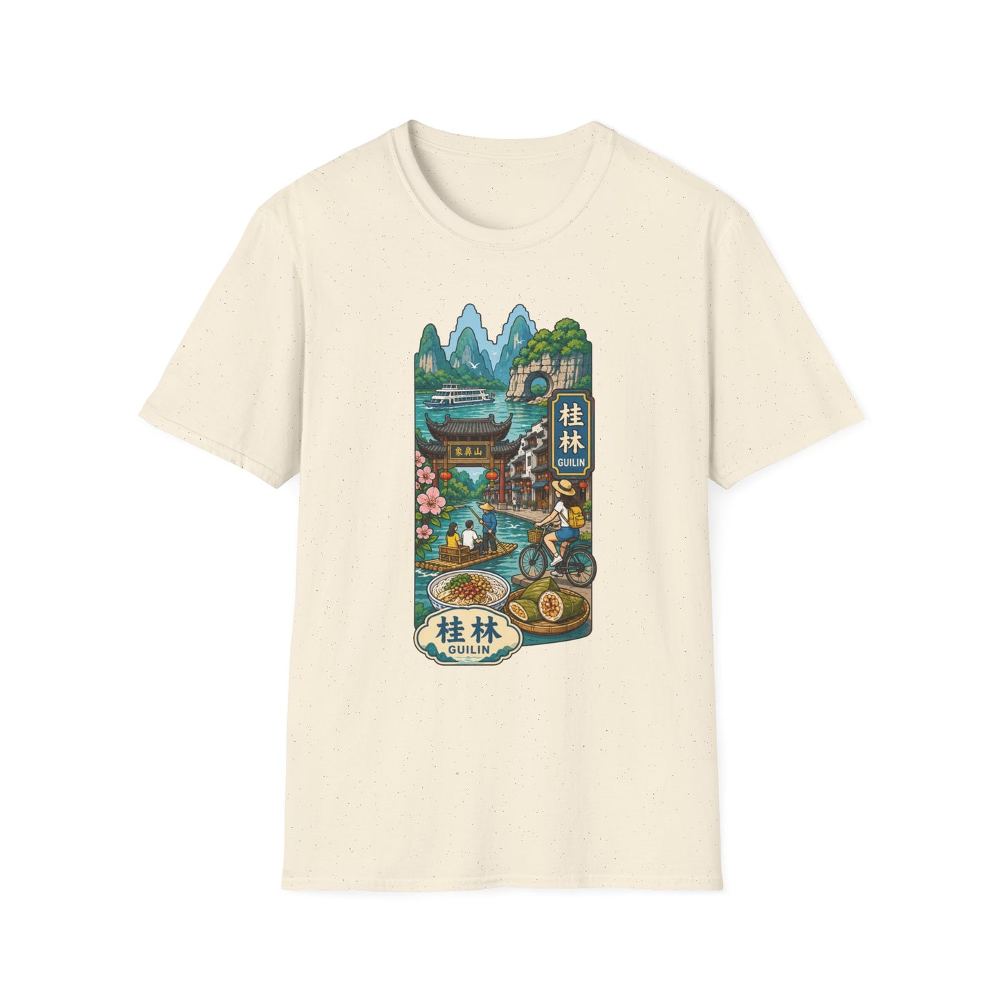 Guilin Scenic T-Shirt — Chinese Landscape Travel Art Tee