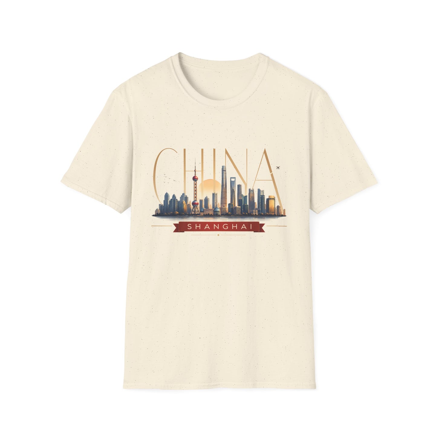 China Skyline T‑Shirt — Shanghai Cityscape Graphic Tee