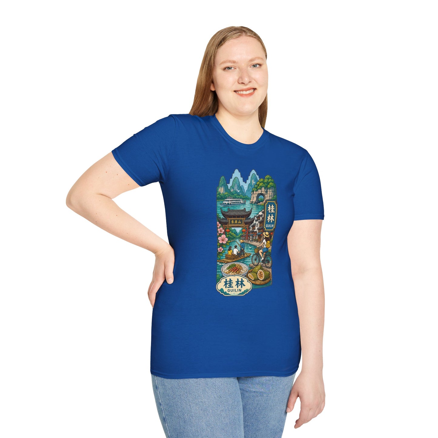 Guilin Scenic T-Shirt — Chinese Landscape Travel Art Tee