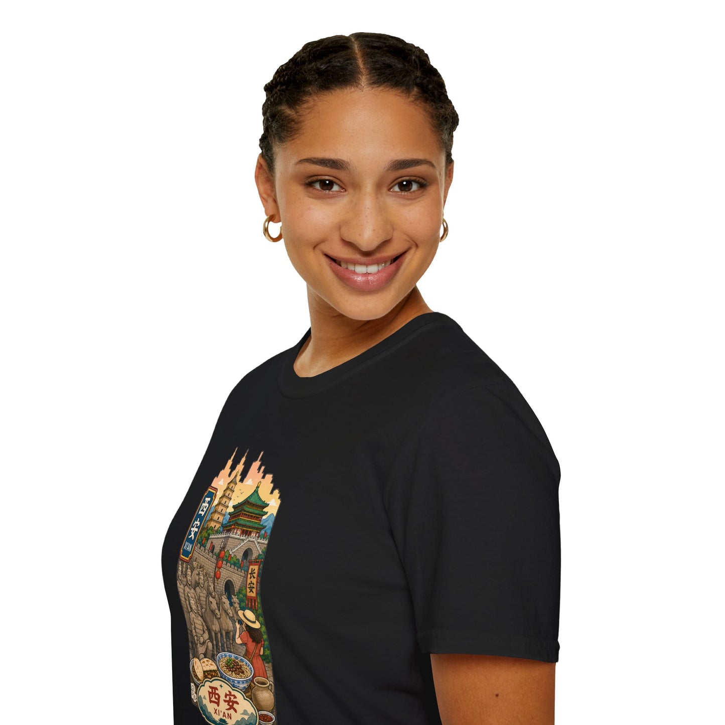 Xi'an Travel T‑Shirt — Vintage China Cityscape Graphic