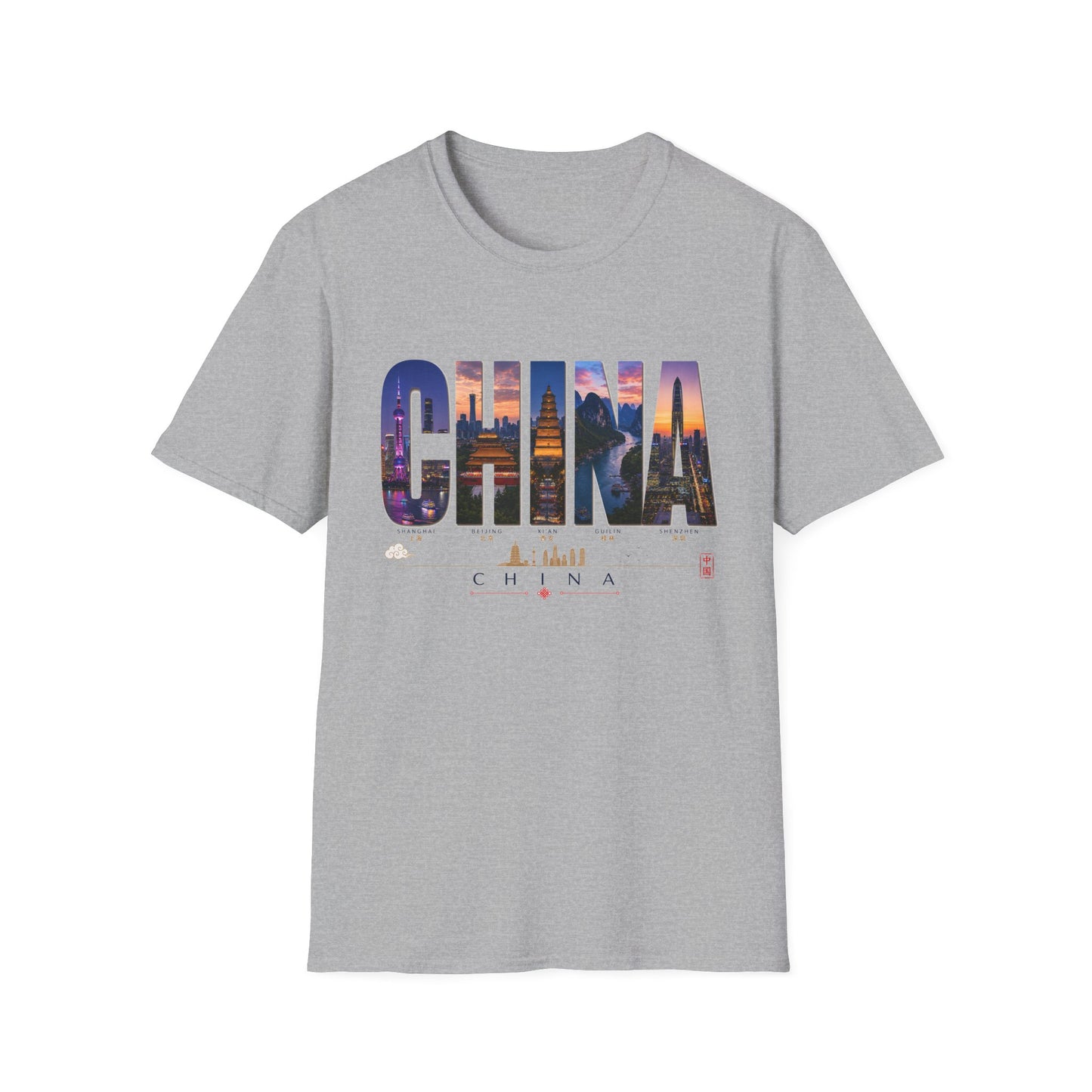 China Skyline T-Shirt — Travel Cityscape Tee