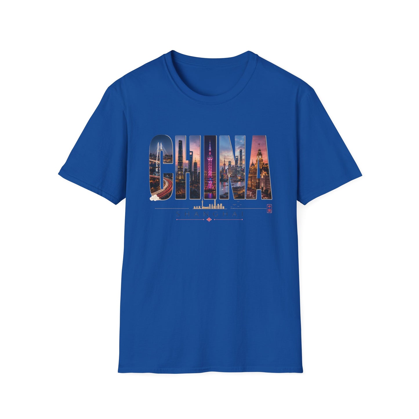 China Skyline Graphic T‑Shirt — Cityscape Travel Tee