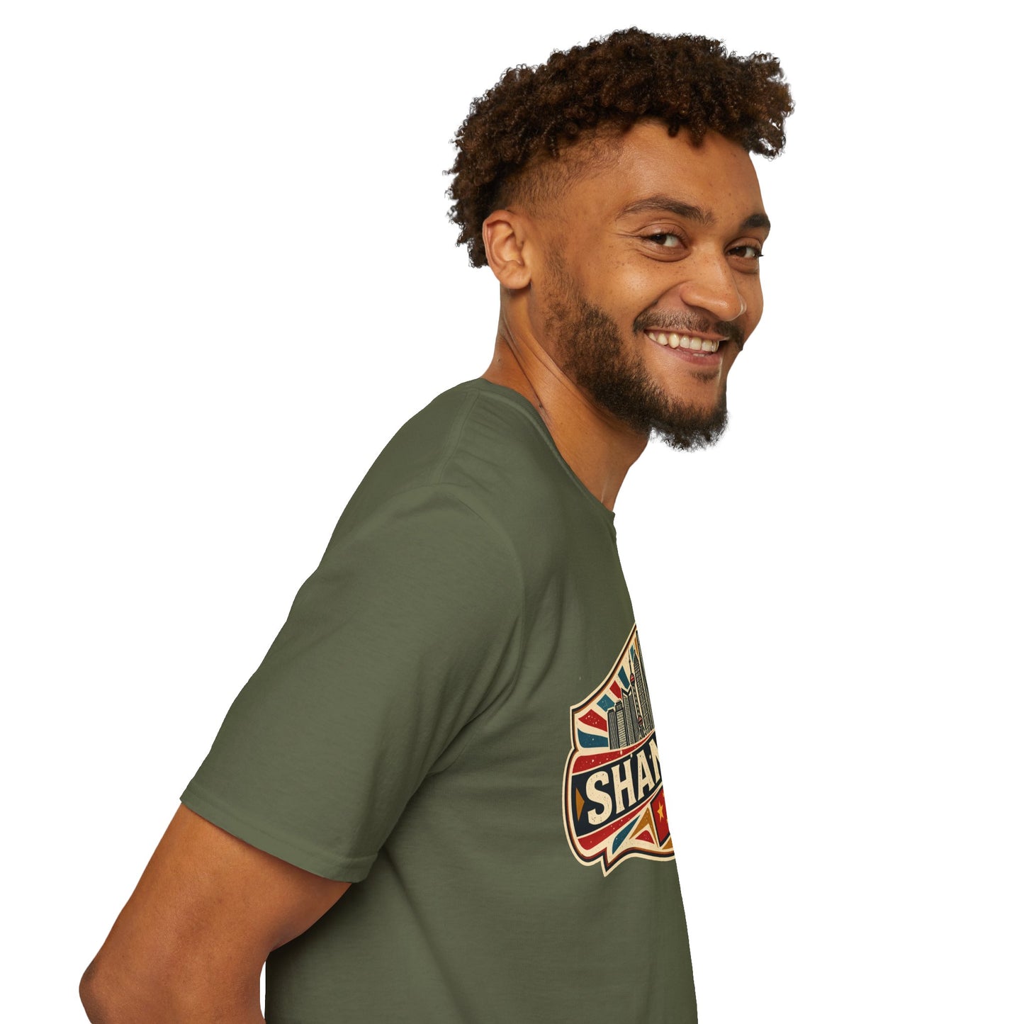 Shanghai Skyline Vintage T‑Shirt