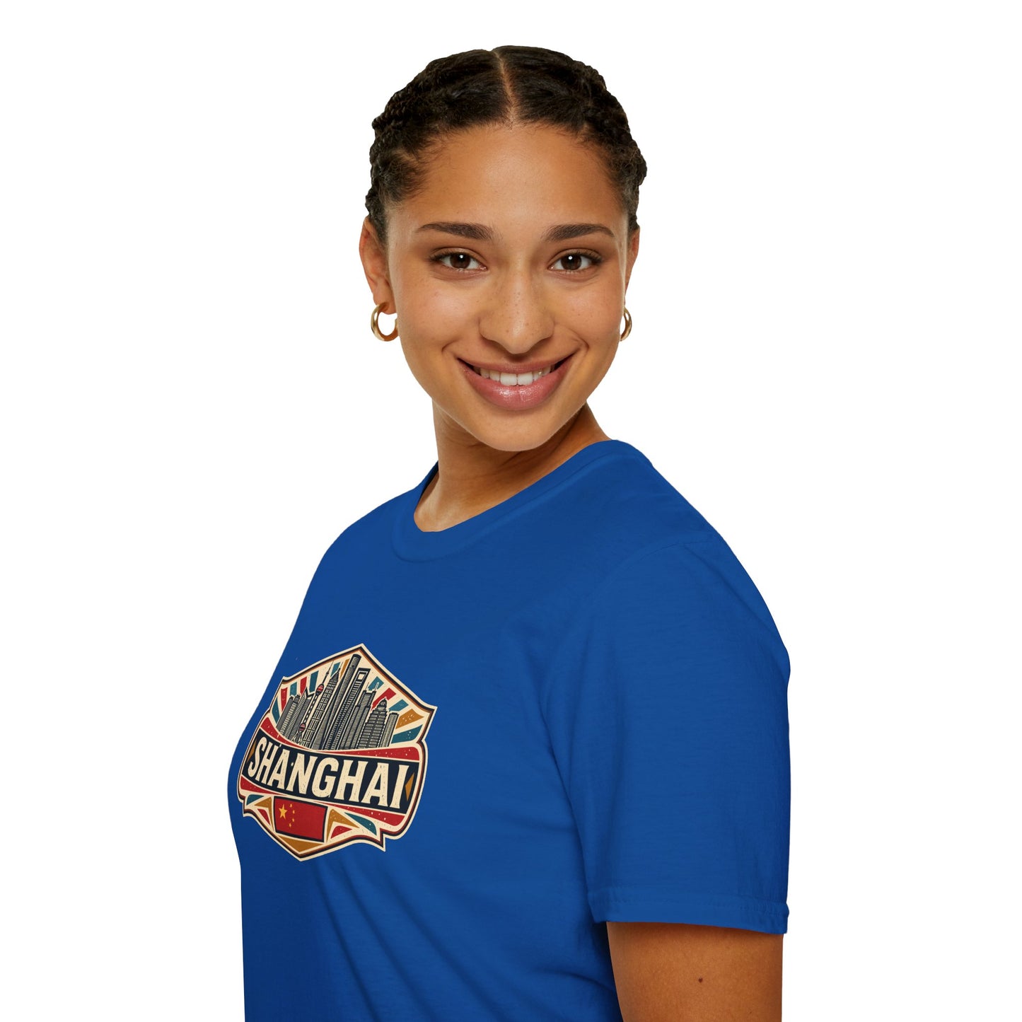 Shanghai Skyline T-Shirt — Vintage City Travel Tee