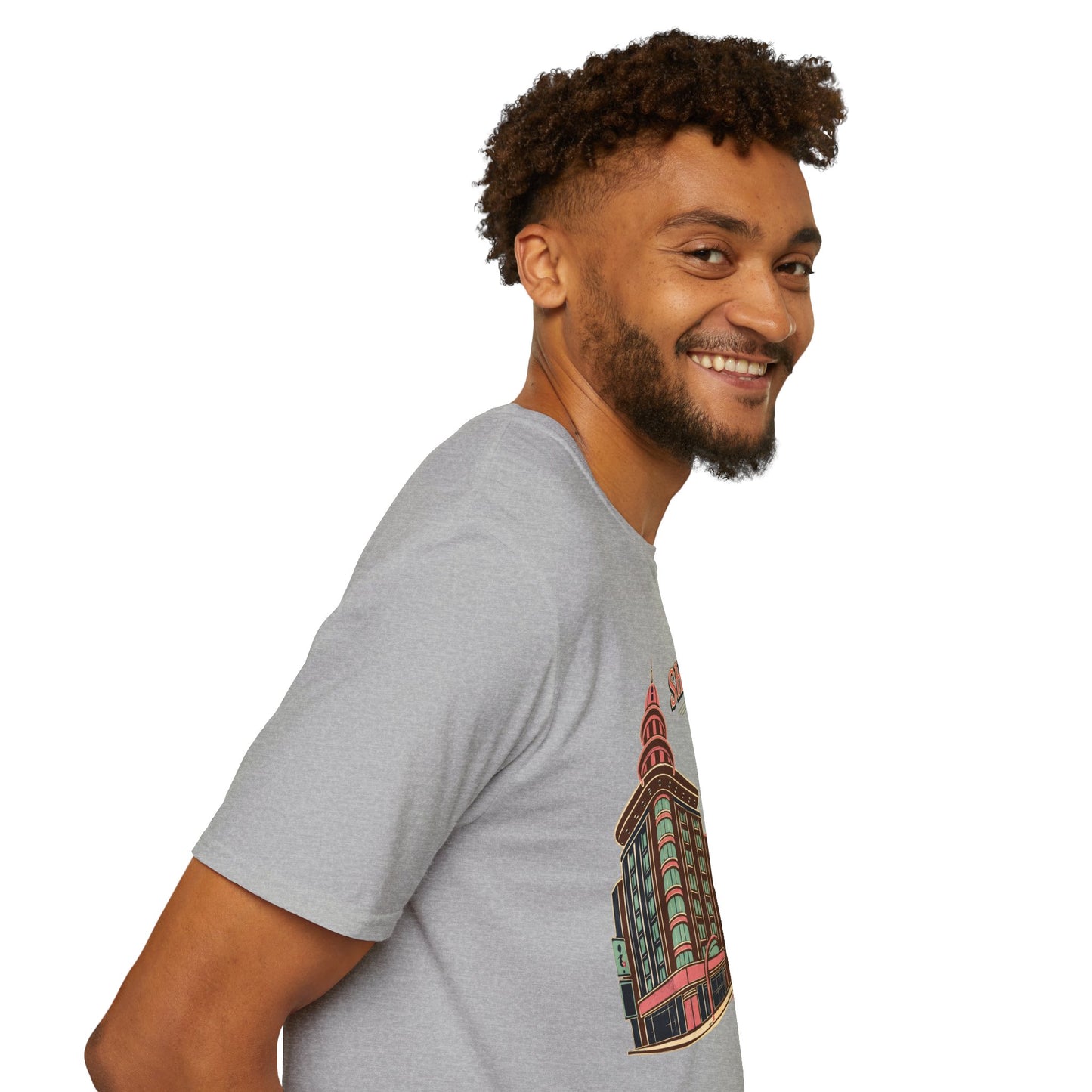 Shanghai Skyline T-Shirt — Retro Cityscape Travel Tee