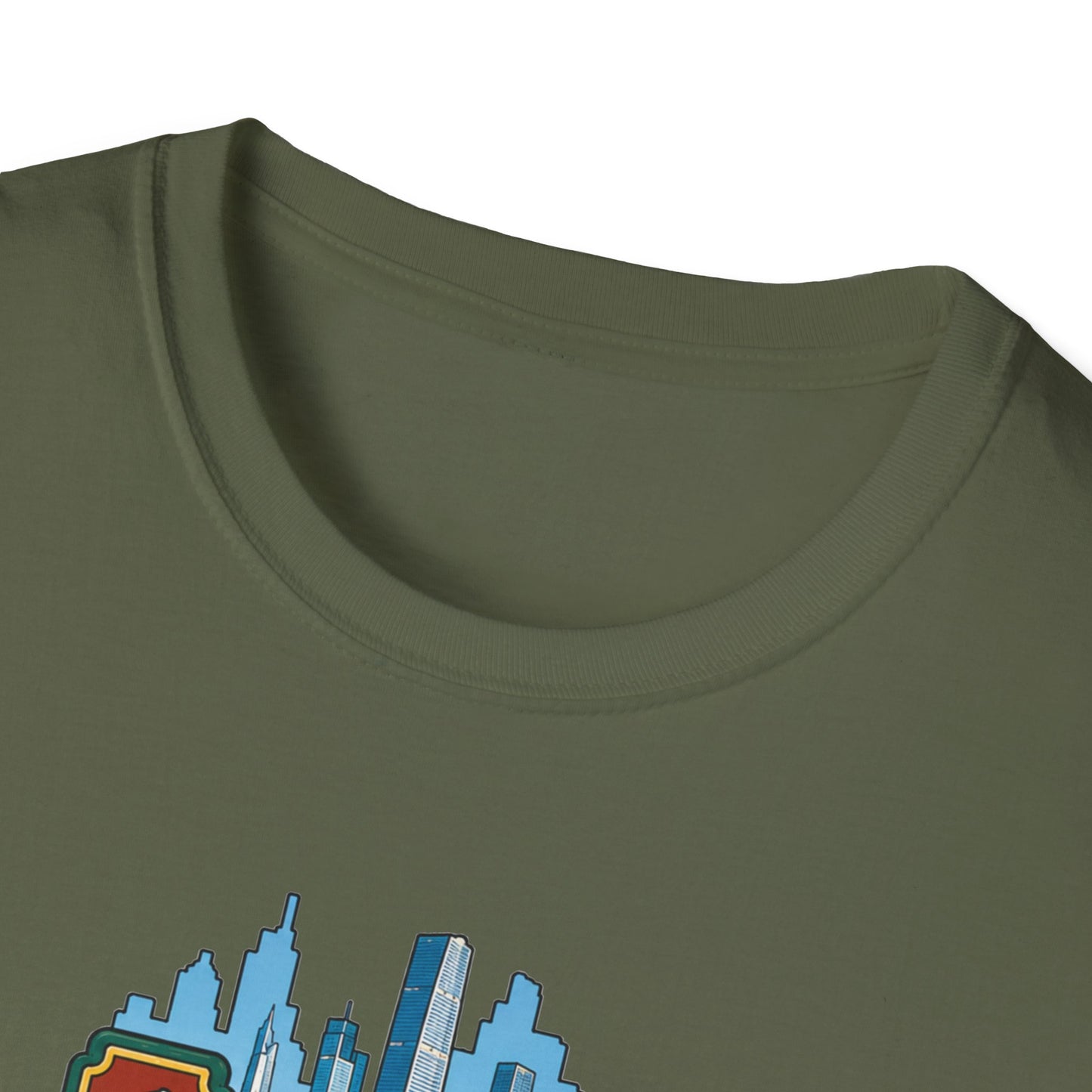 Chongqing Cityscape T-Shirt — Cable Car, Skyline & Night Market Illustration