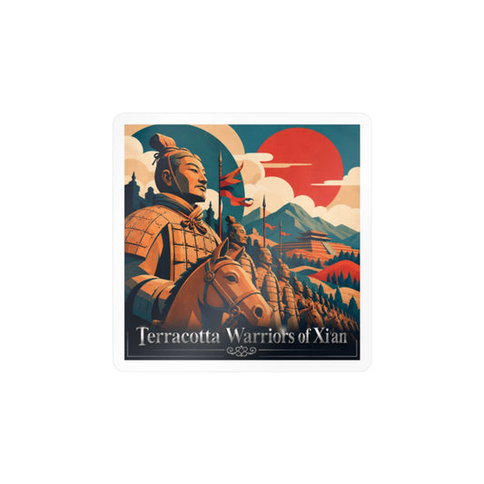 Xi'an Terracotta Warriors Vinyl Sticker