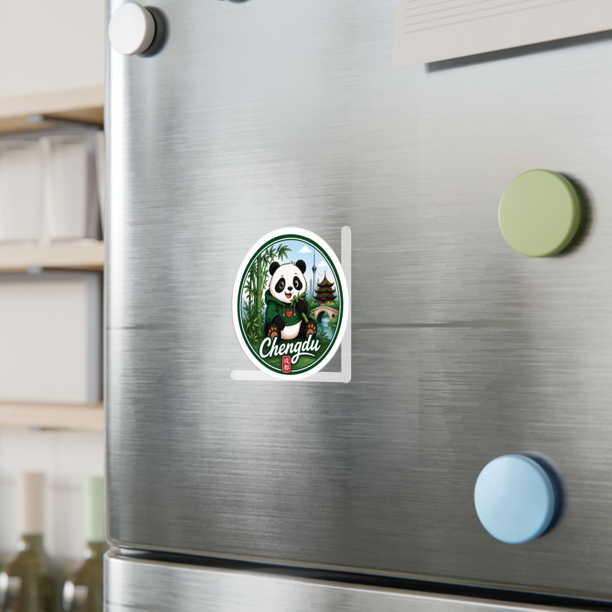 Chengdu Panda Kiss-Cut Vinyl Decal