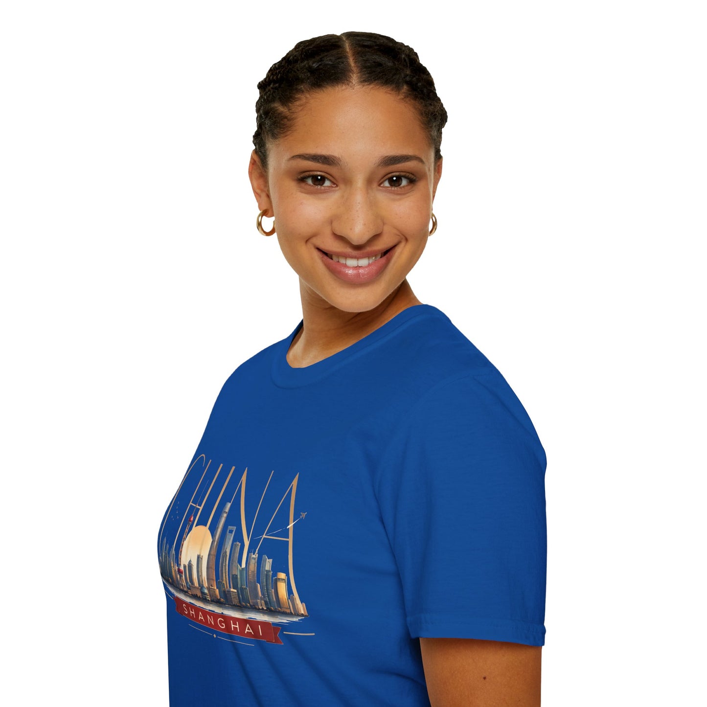 China Skyline T‑Shirt — Shanghai Cityscape Graphic Tee