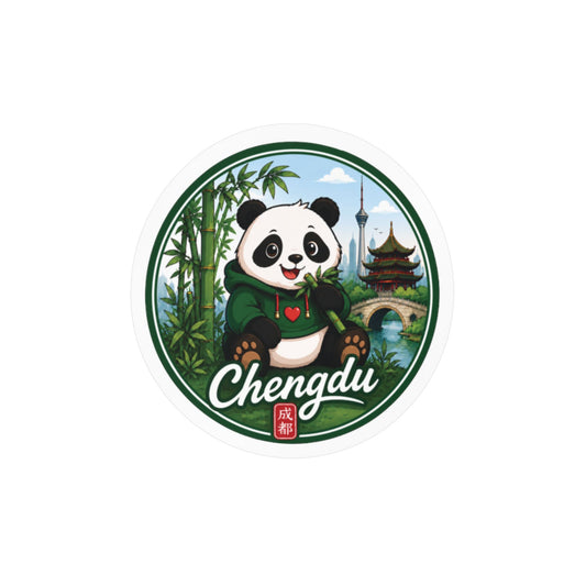 Chengdu Panda Kiss-Cut Vinyl Decal